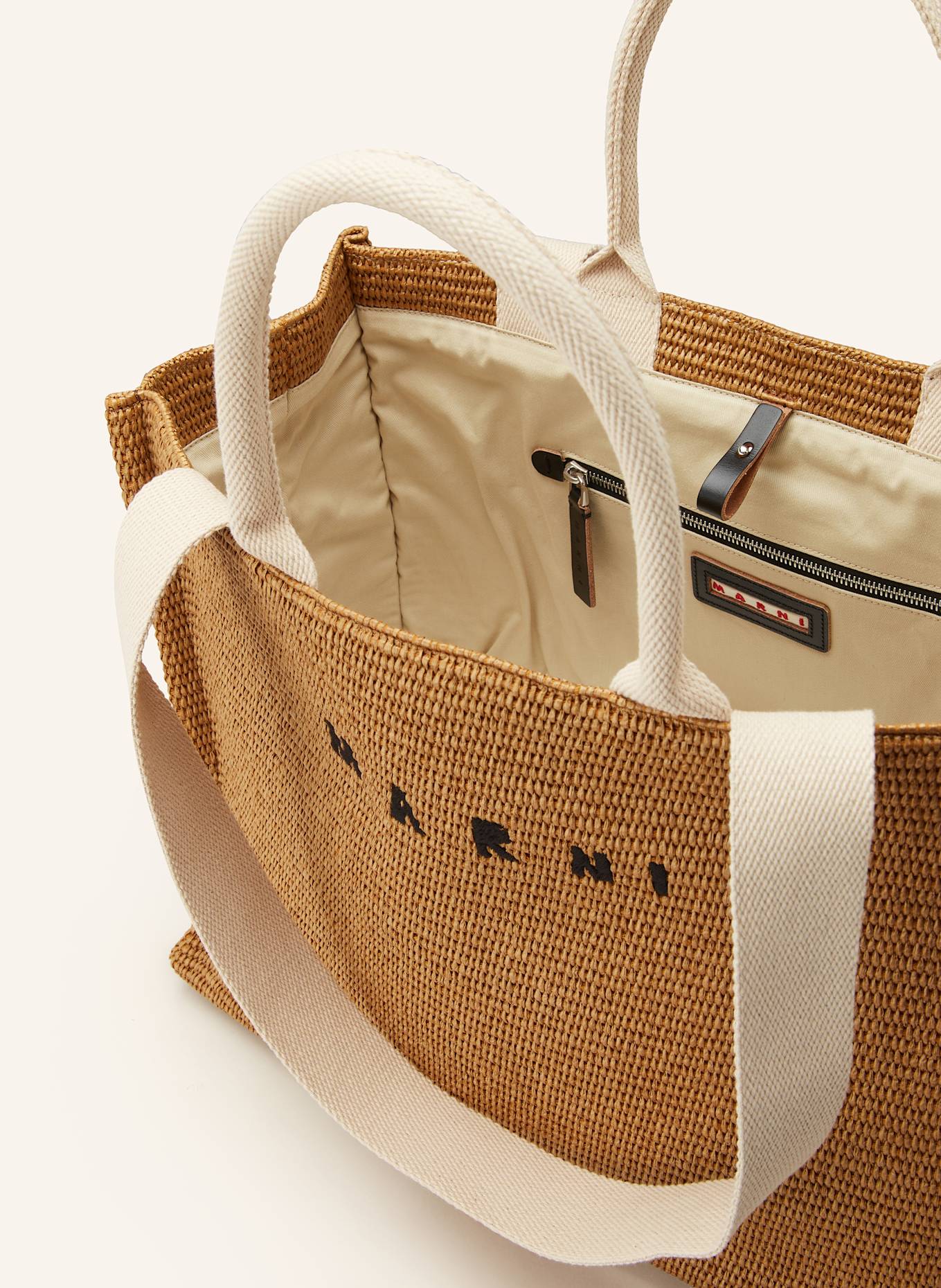 MARNI Shopper: LIGHT BROWN