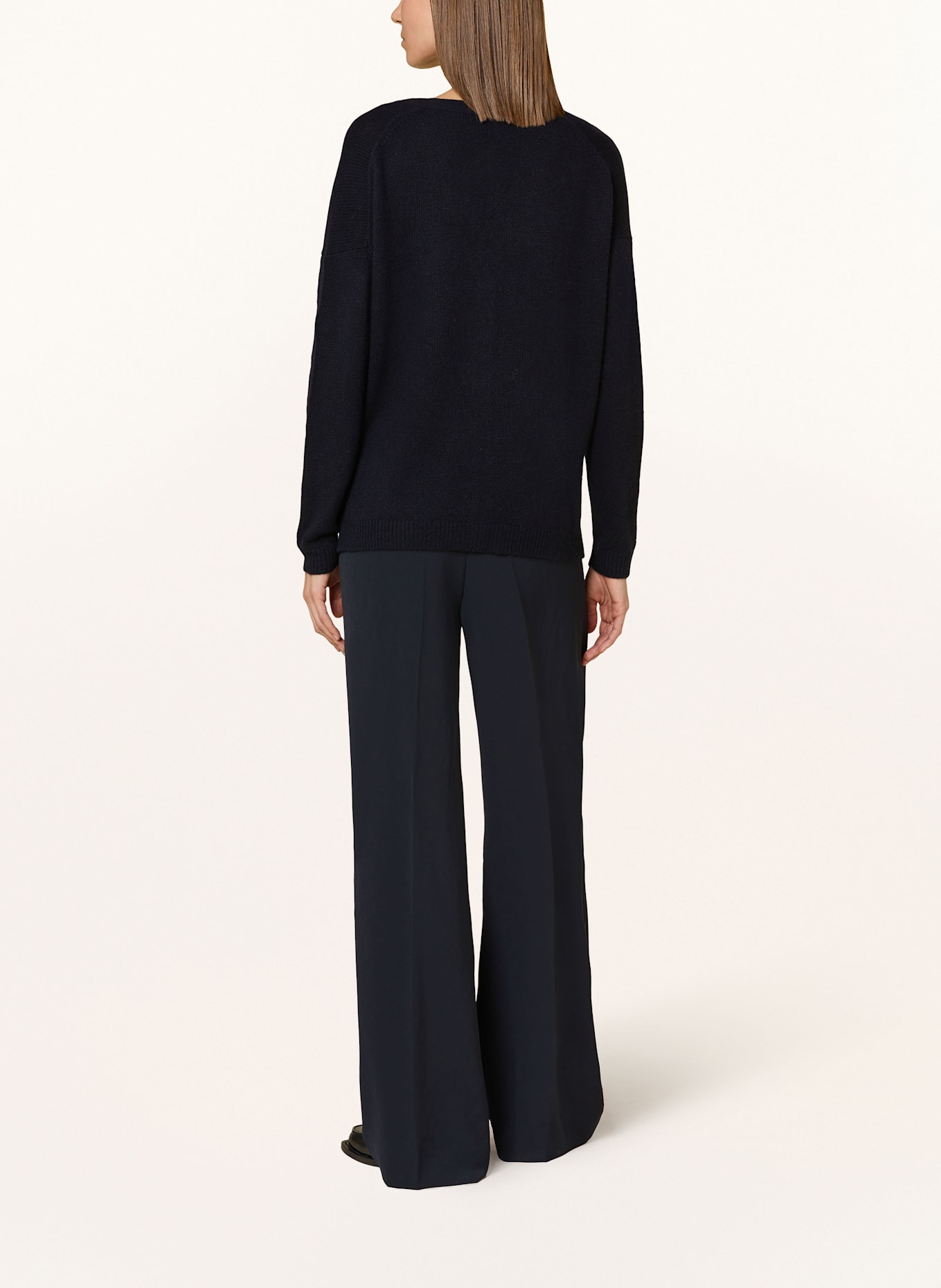 ALLUDE Kardigan z kaszmiru: GRANATOWY