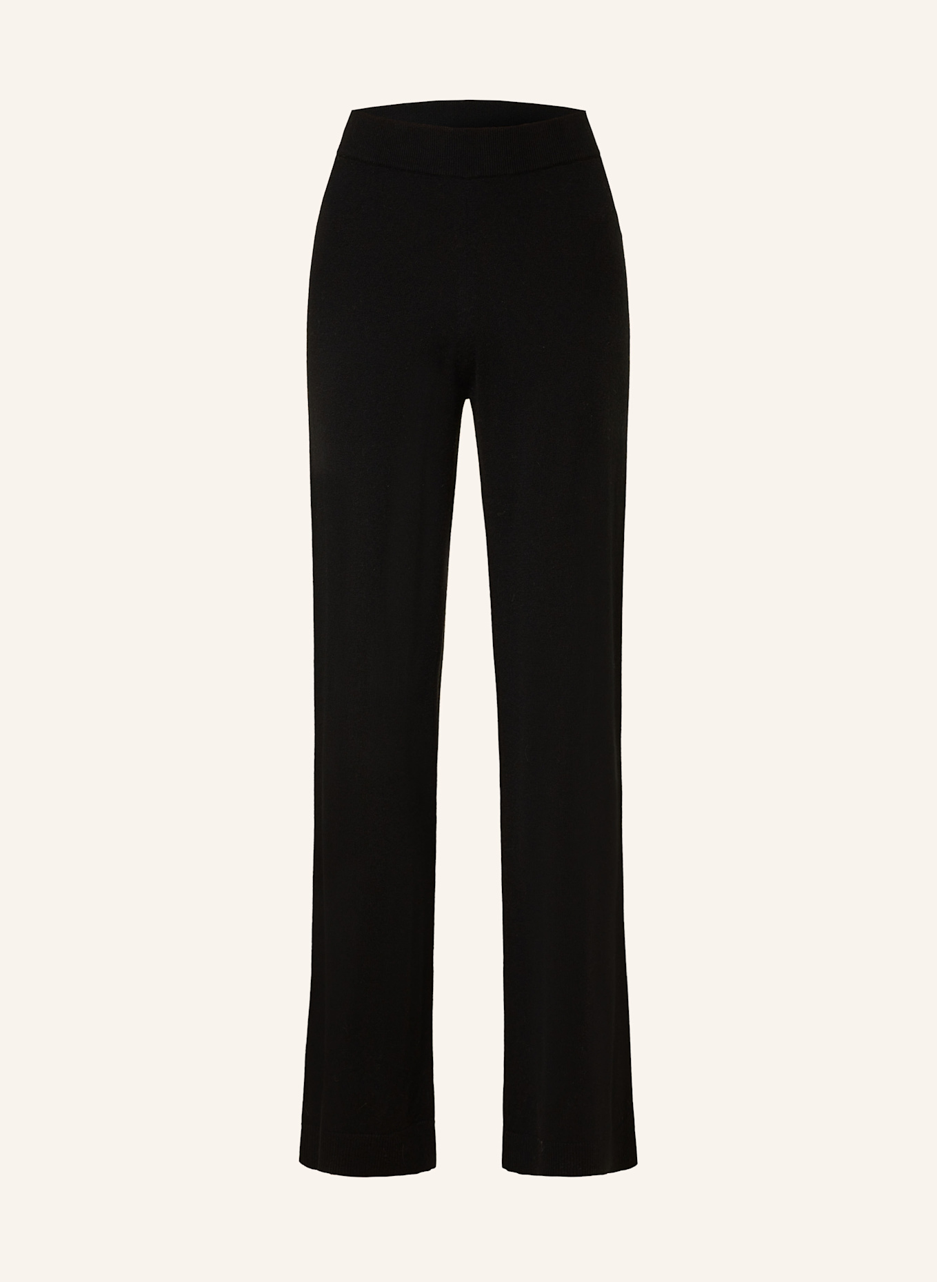 ALLUDE Strickhose mit Cashmere: SCHWARZ