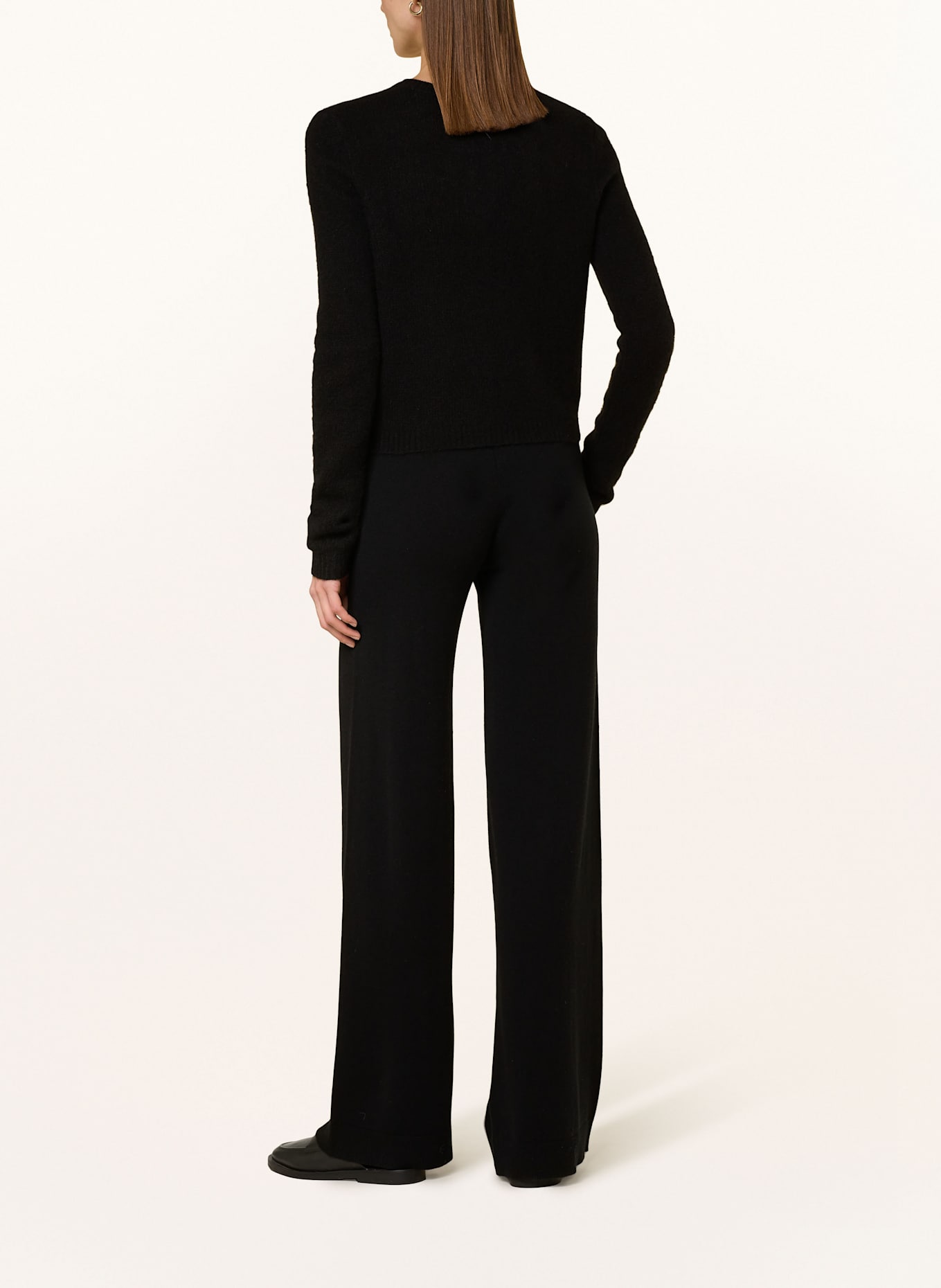 ALLUDE Strickhose mit Cashmere: SCHWARZ