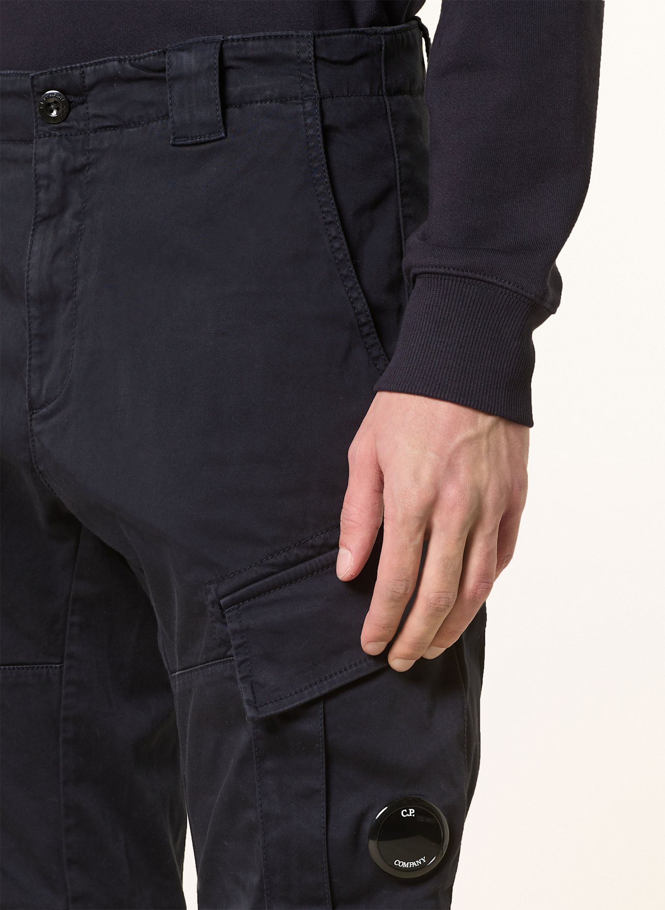 C.P. COMPANY Bojówki: GRANATOWY