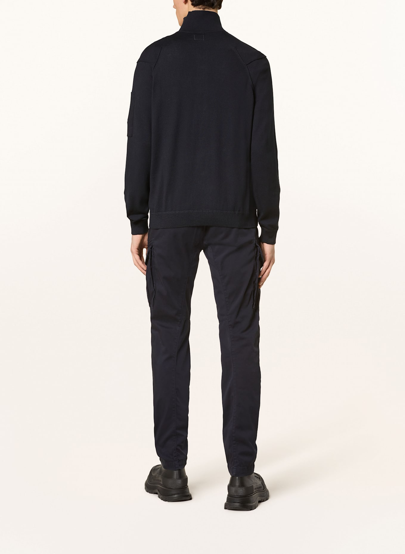 C.P. COMPANY Svetr troyer: TMAVĚ MODRÁ