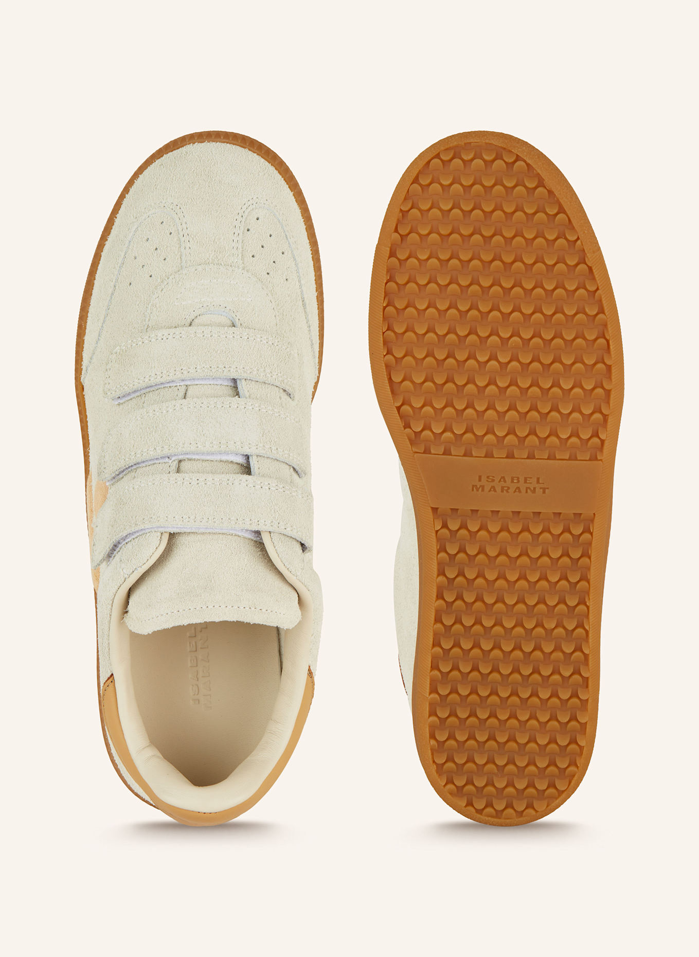 ISABEL MARANT Sneaker BETH: HELLGRAU/ BEIGE
