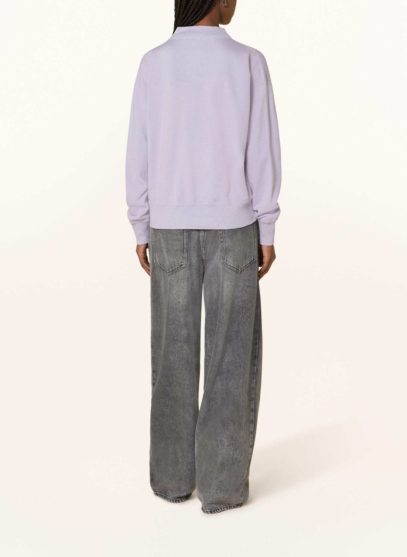 MARANT ÉTOILE Mikina MOBY: SVĚTLE FIALOVÁ / TMAVĚ MODRÁ