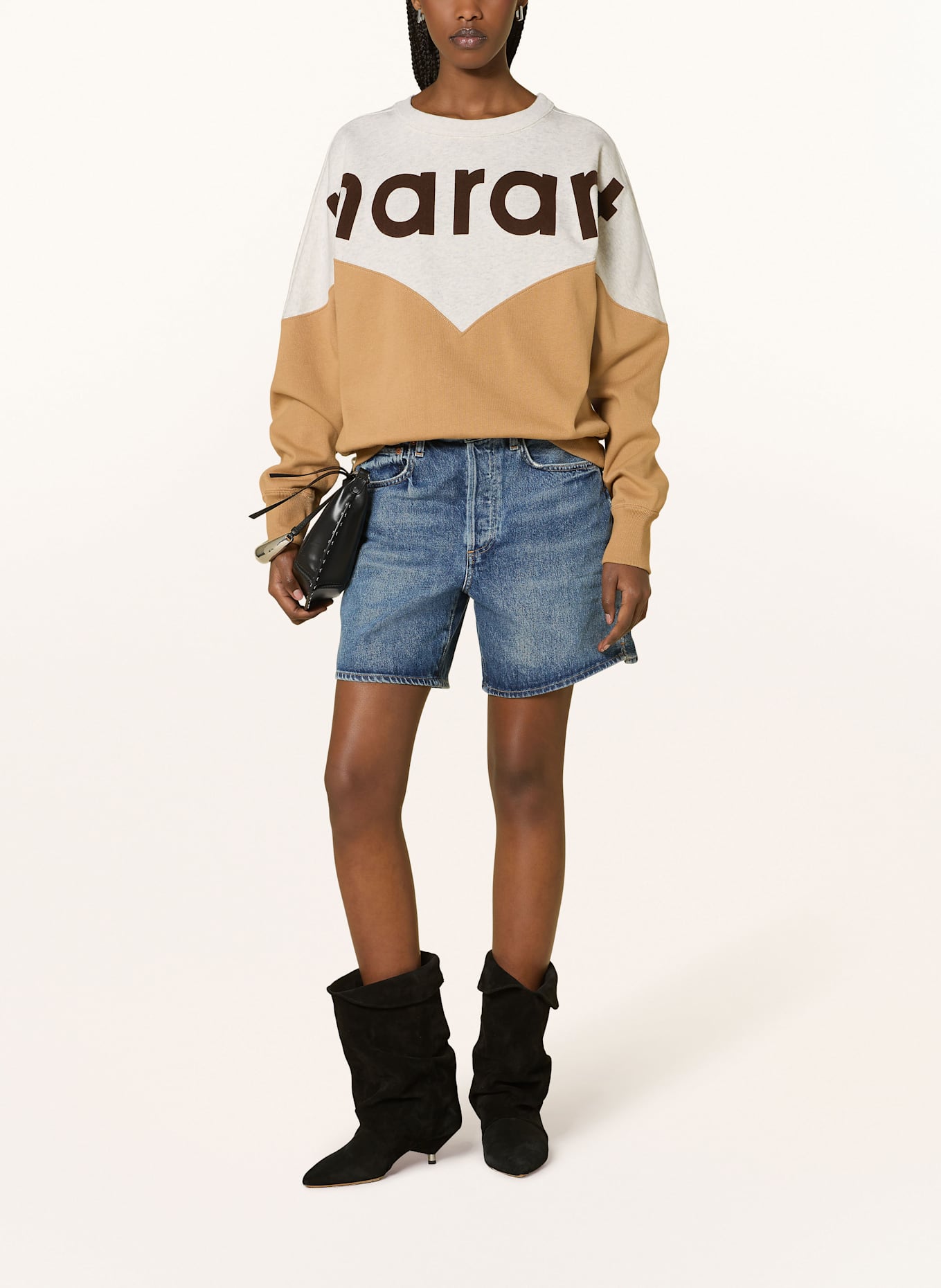 MARANT ÉTOILE Sweatshirt HOUSTON, Color: msgm kids white sweatshirt (Image 2)