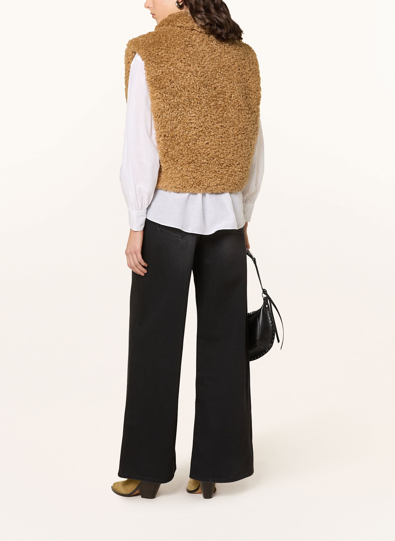 MARANT ÉTOILE Teddyfell-Weste ALISA: CAMEL