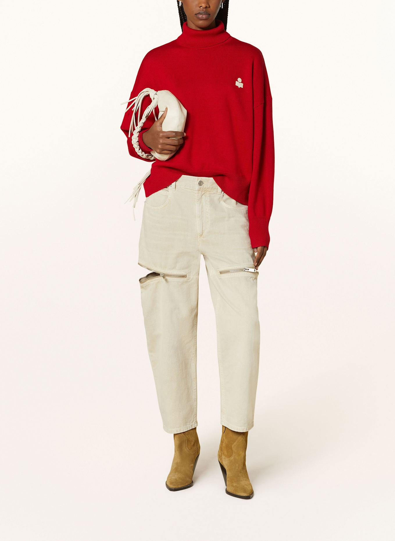 MARANT ÉTOILE Pullover NASHA: ROT