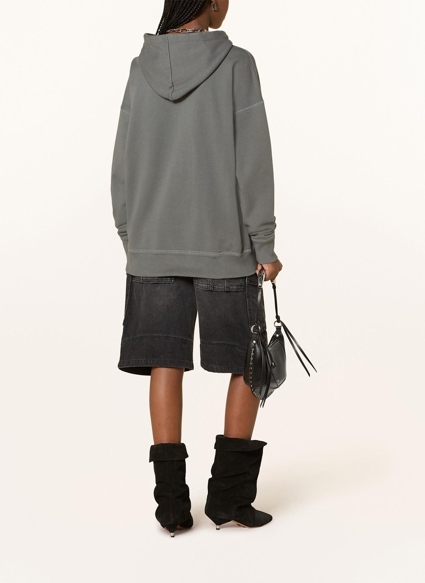 MARANT ÉTOILE Hoodie MANSEL: GRAU / DUNKELGRAU