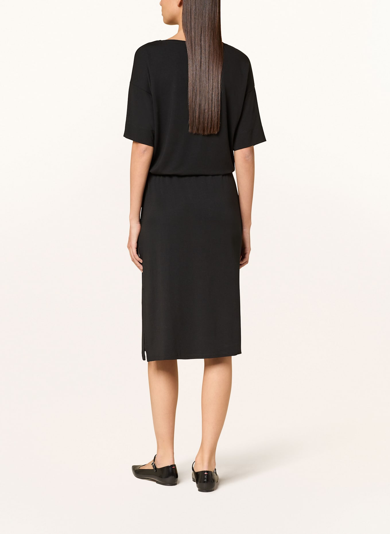 Juvia Jerseykleid EVITA: SCHWARZ