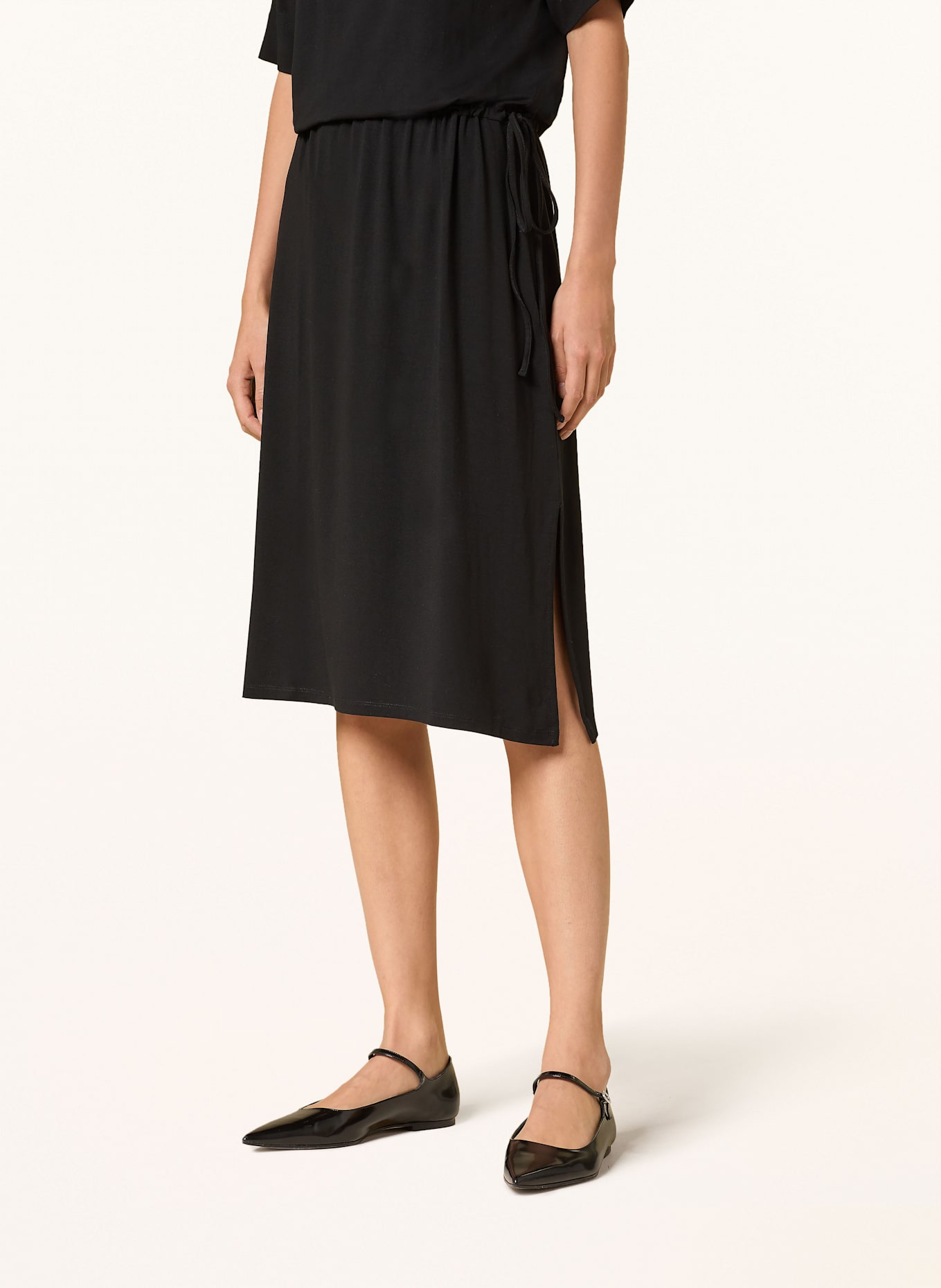 Juvia Jerseykleid EVITA: SCHWARZ