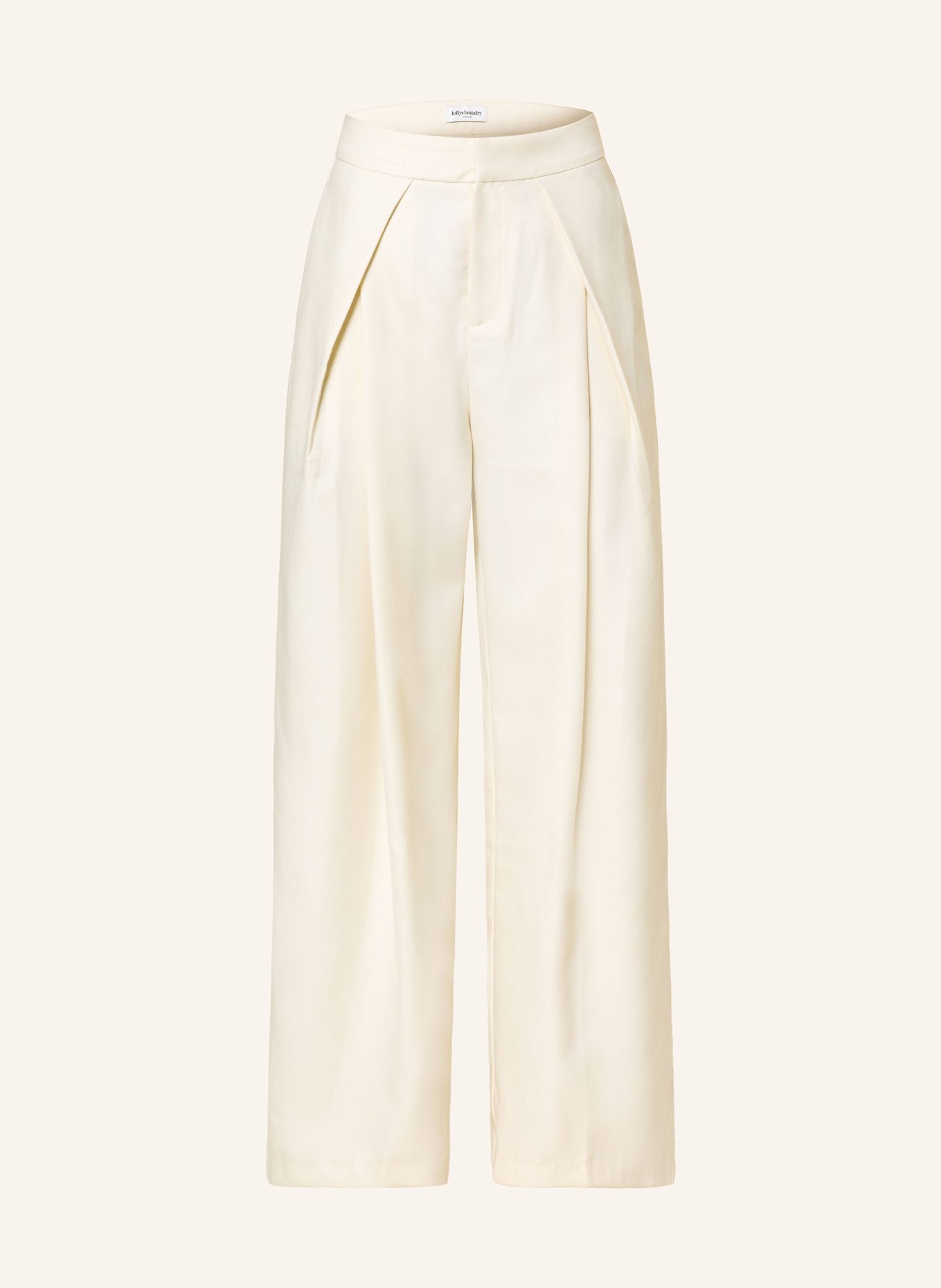 lollys laundry Wide leg trousers ZOLALL, Color: CREAM (Image 1)