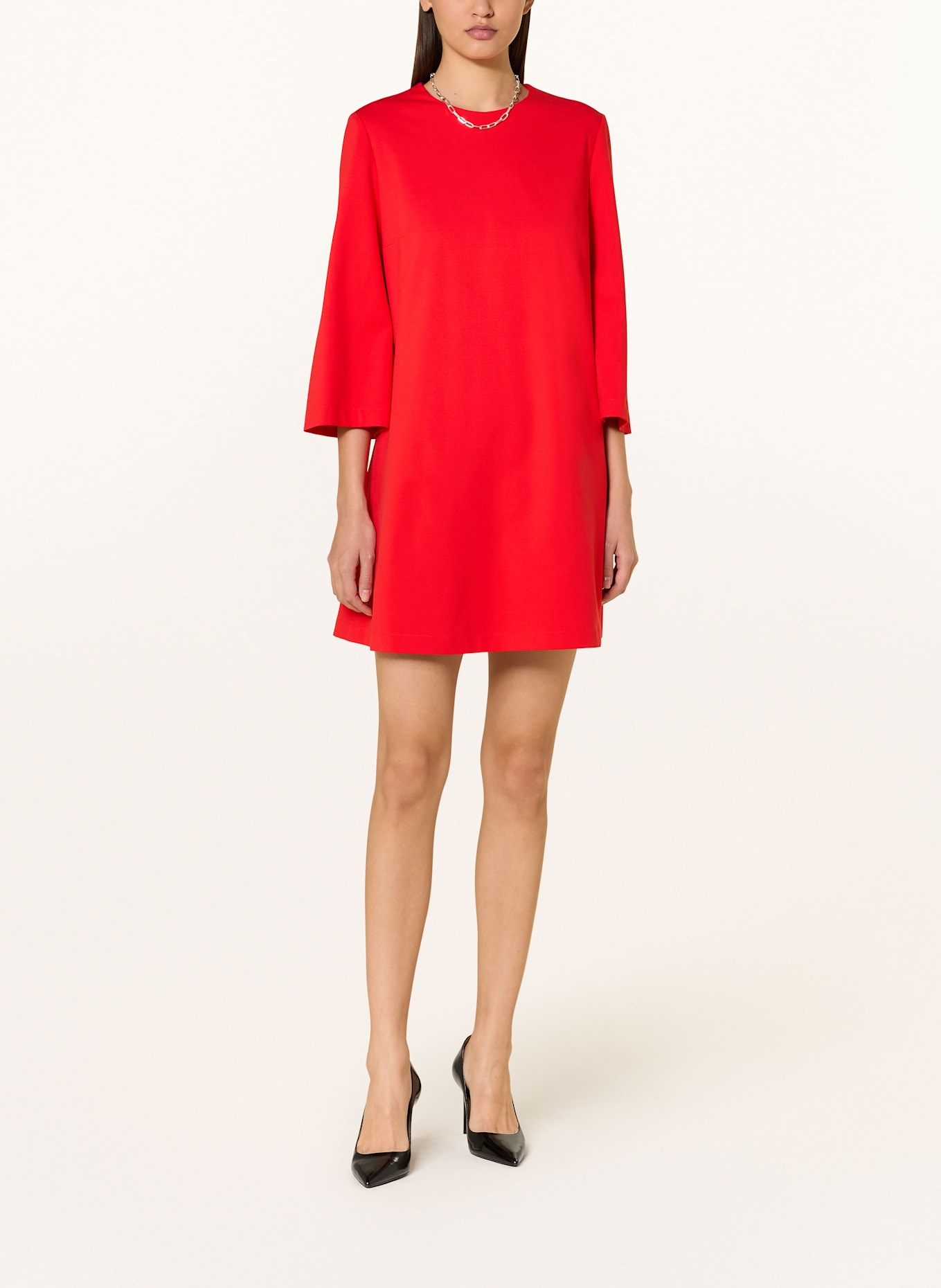 HARRIS WHARF LONDON Kleid mit 3/4-Arm: ROT