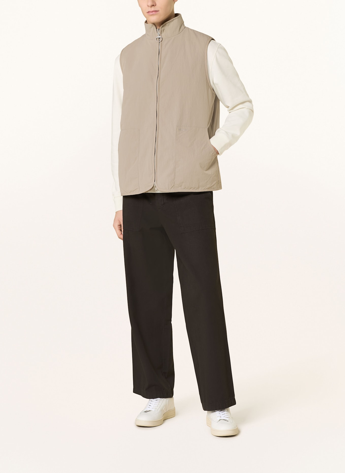 Barbour Teddy vest reversible: BEIGE