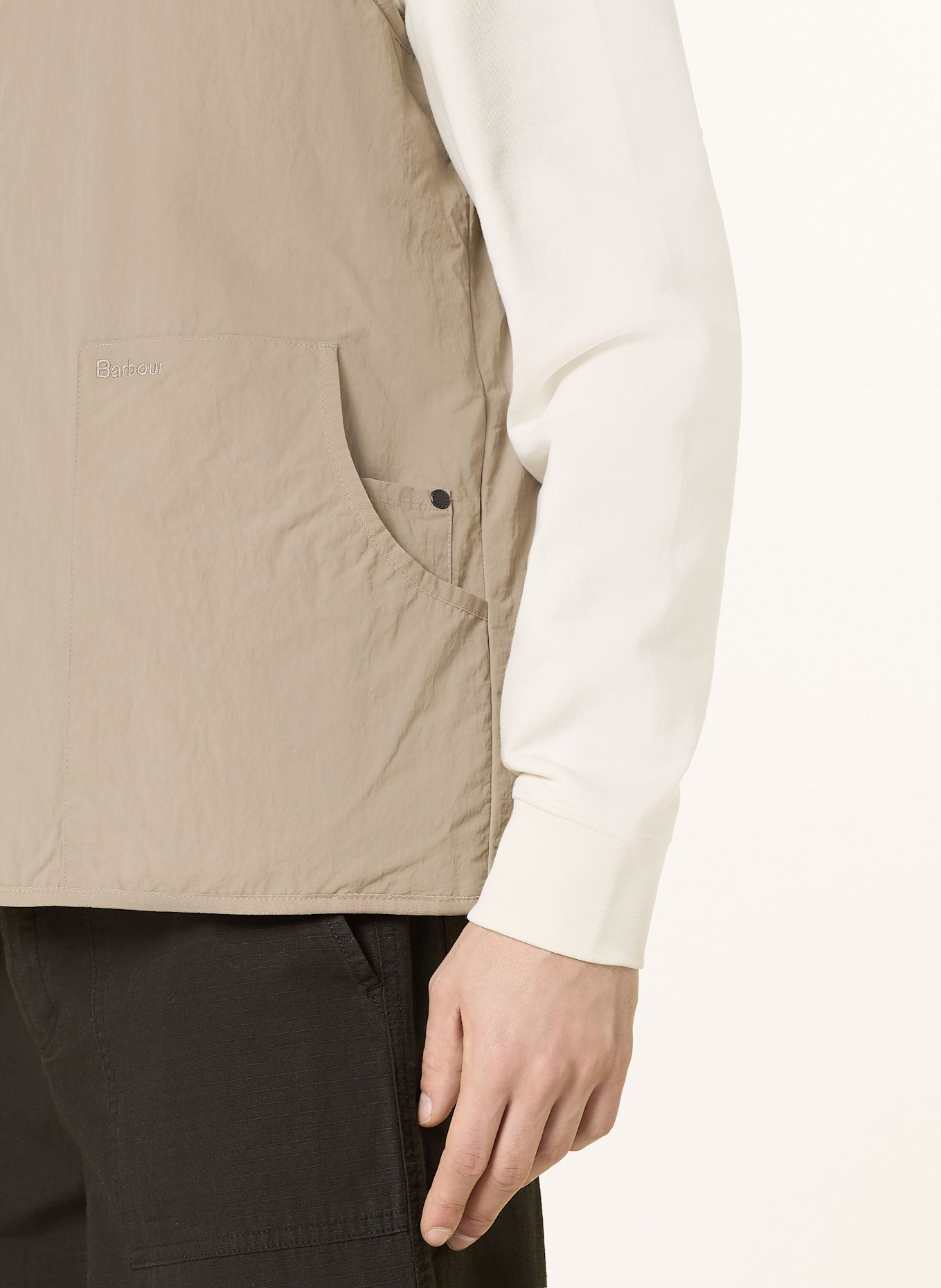 Barbour Teddy vest reversible: BEIGE
