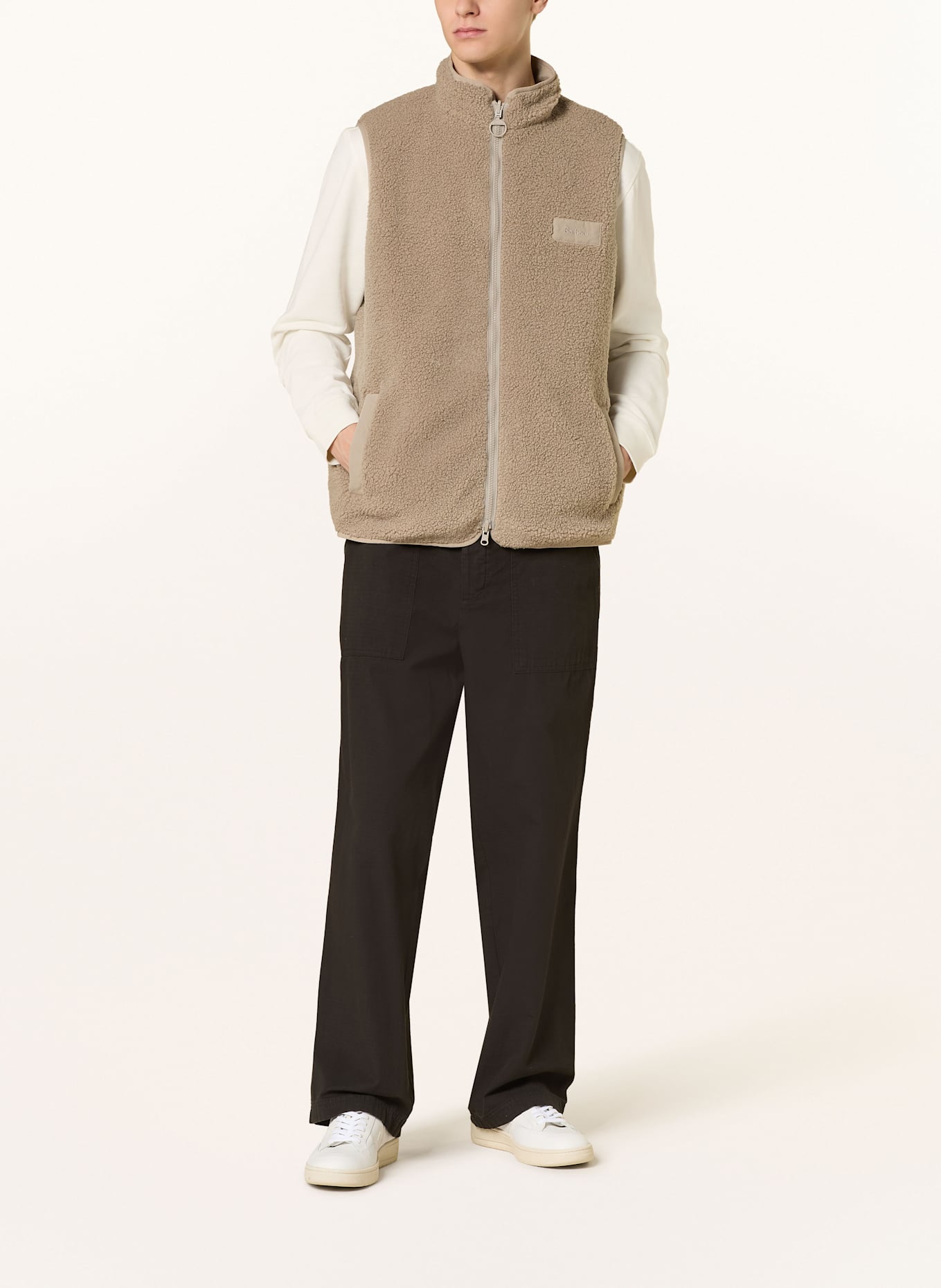 Barbour Teddy vest reversible: BEIGE