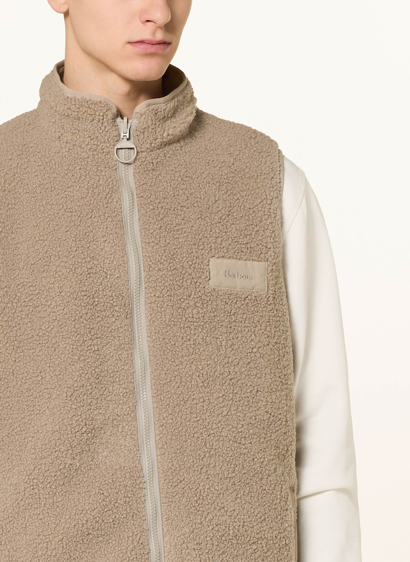 Barbour Teddy vest reversible: BEIGE