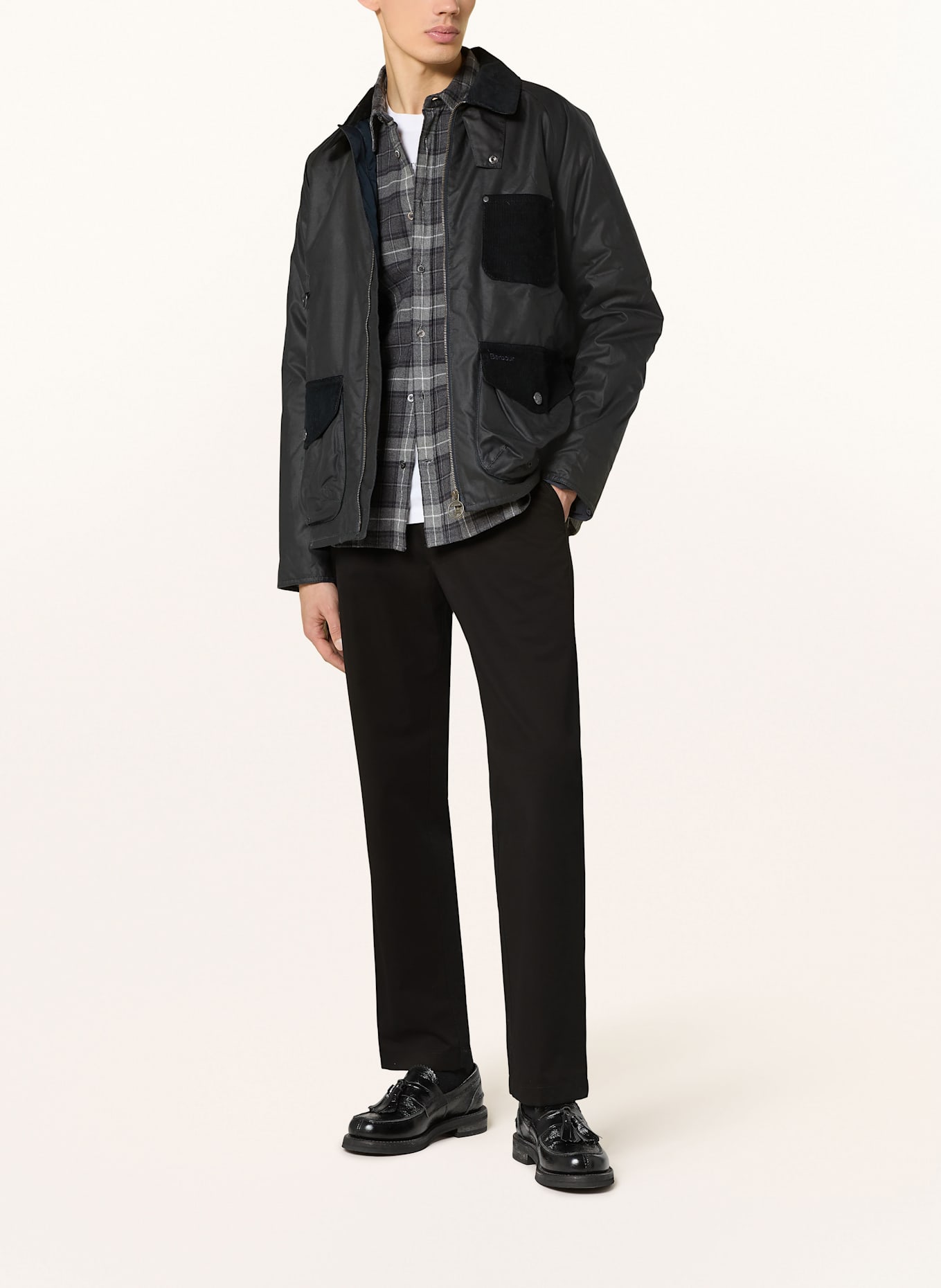 Barbour Jacket: DARK BLUE