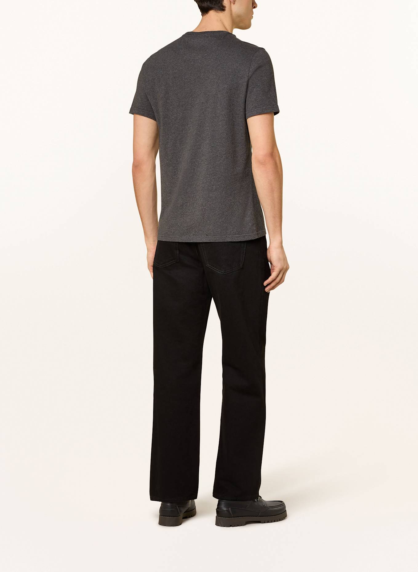 Barbour T-shirt ANCROFT: CZIEMNOSZARY