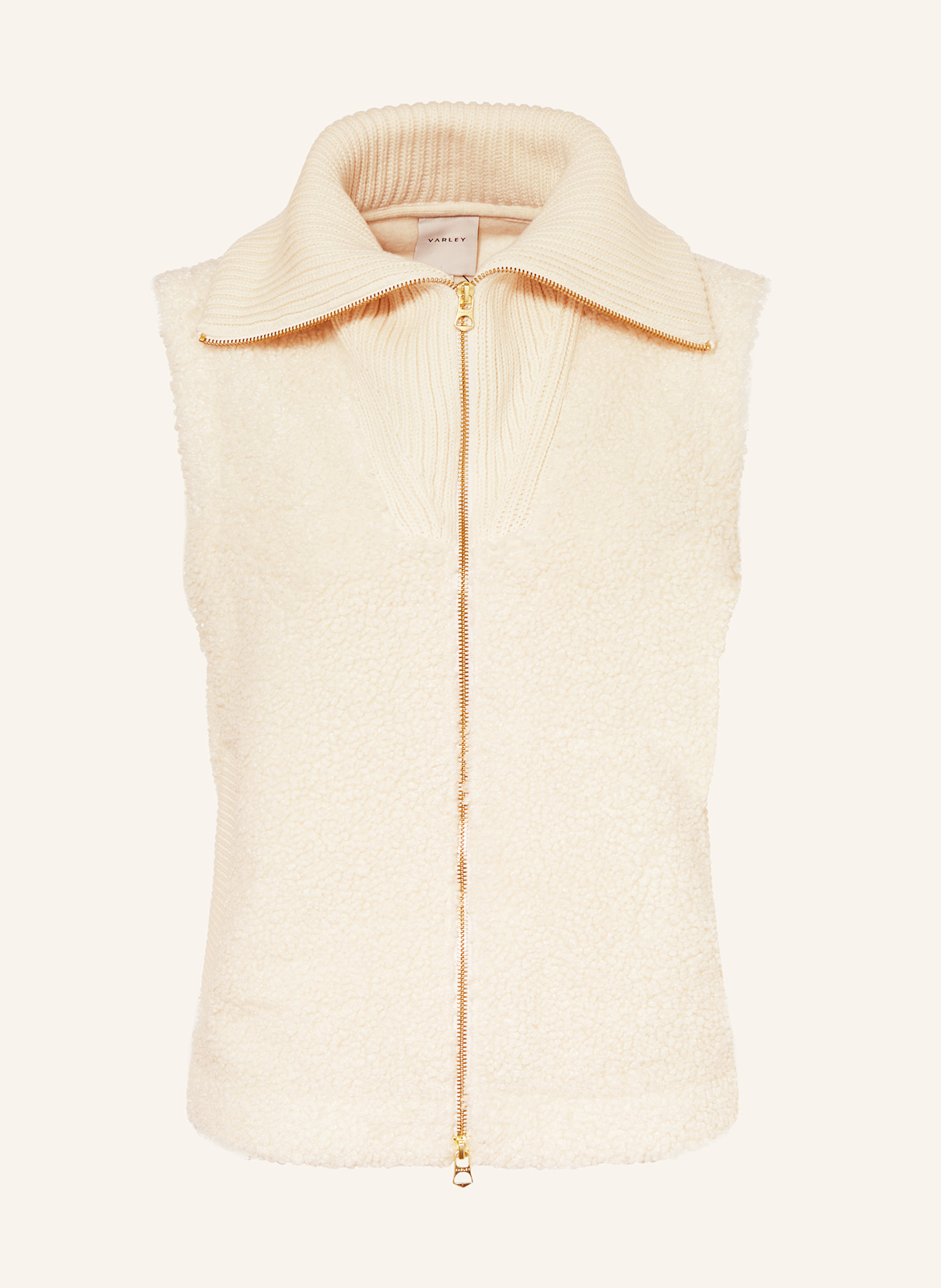 VARLEY Kamizelka z pluszu ASPEN: KREMOWY