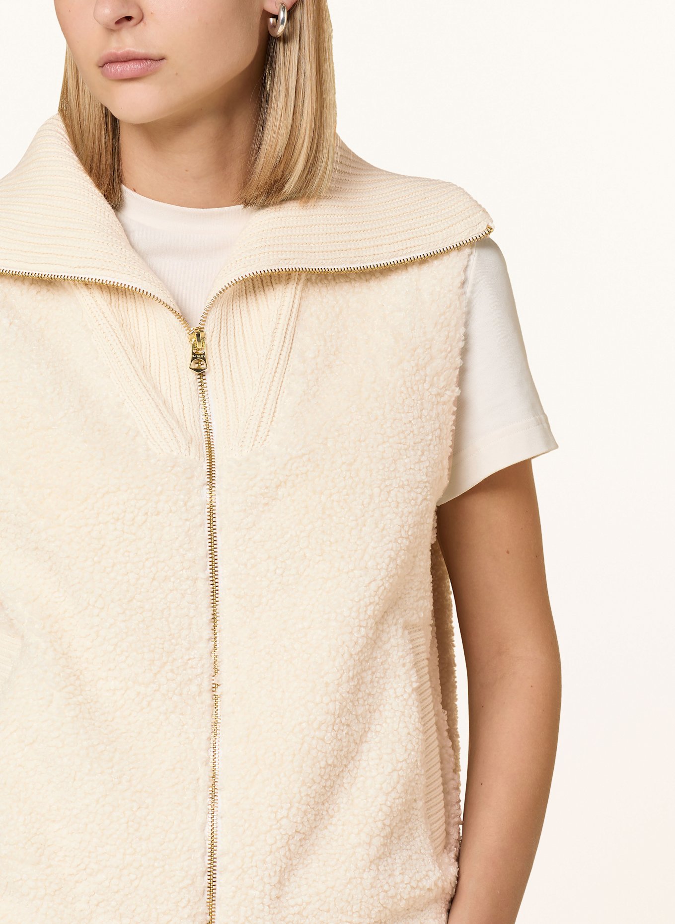 VARLEY Kamizelka z pluszu ASPEN: KREMOWY