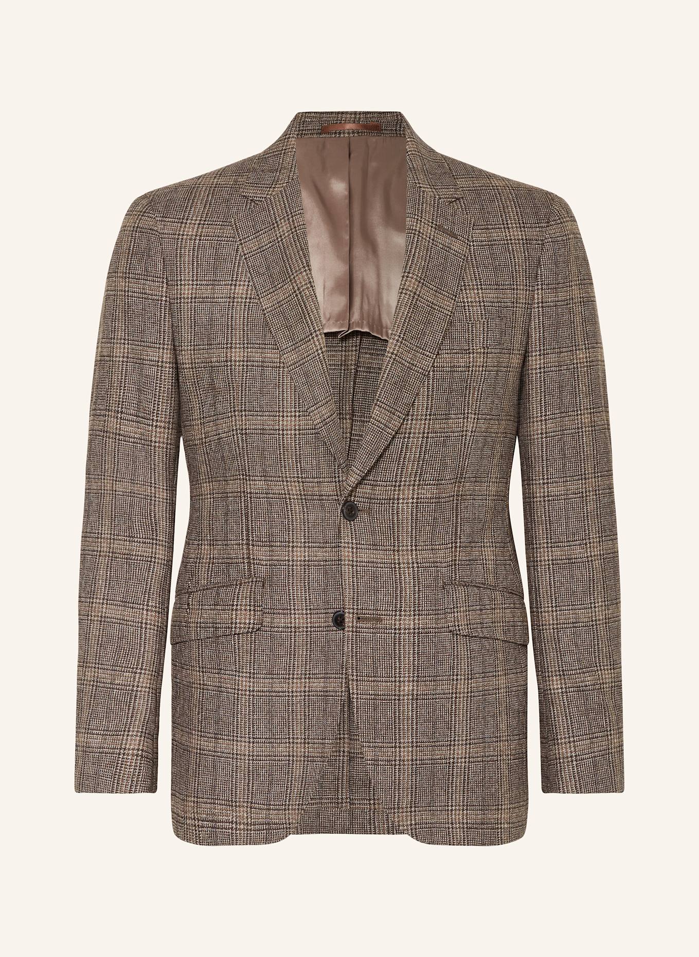HACKETT LONDON Sakko Extra Slim Fit: BRAUN/ DUNKELBRAUN/ HELLBRAUN