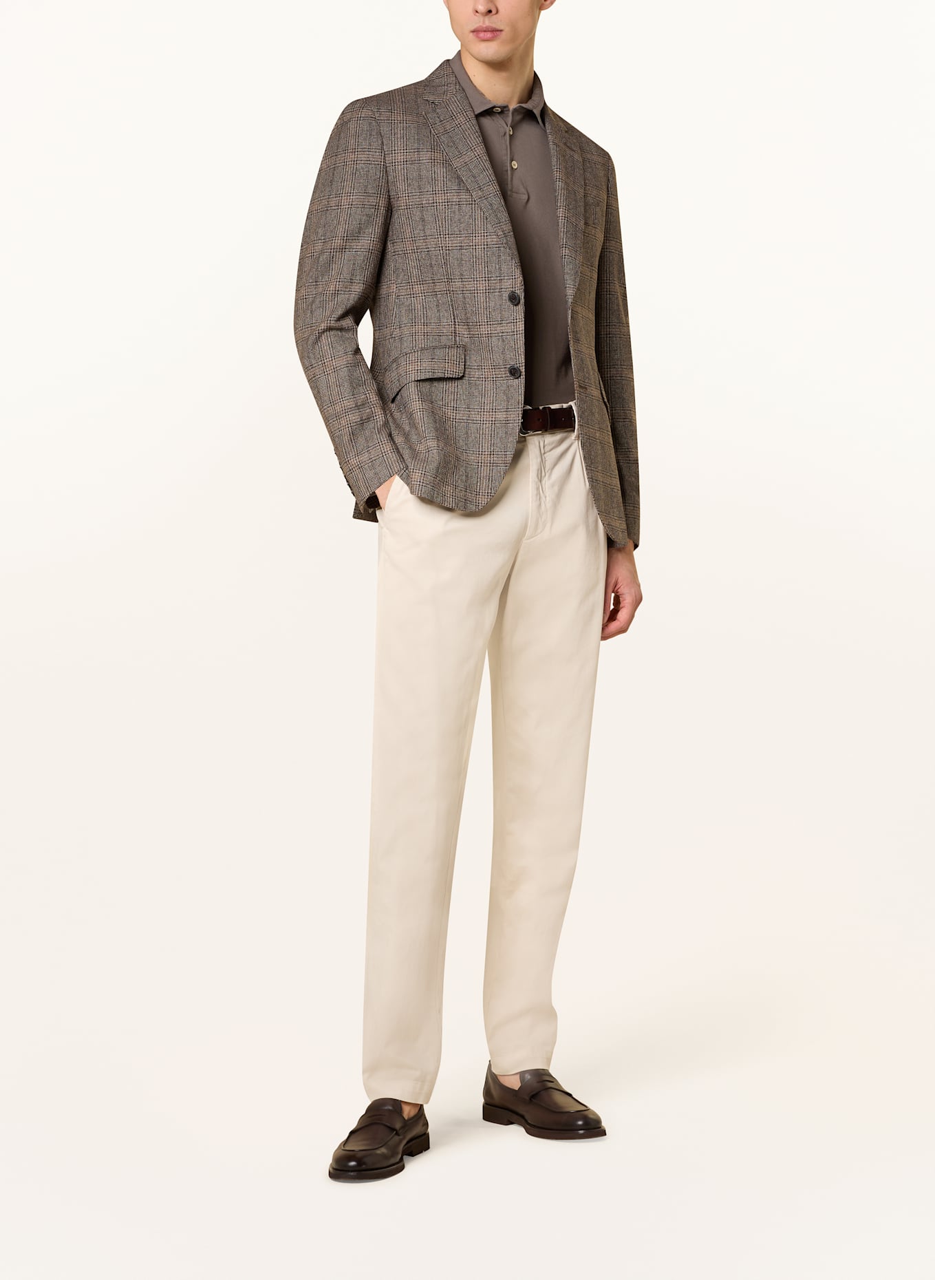 HACKETT LONDON Sakko Extra Slim Fit: BRAUN/ DUNKELBRAUN/ HELLBRAUN