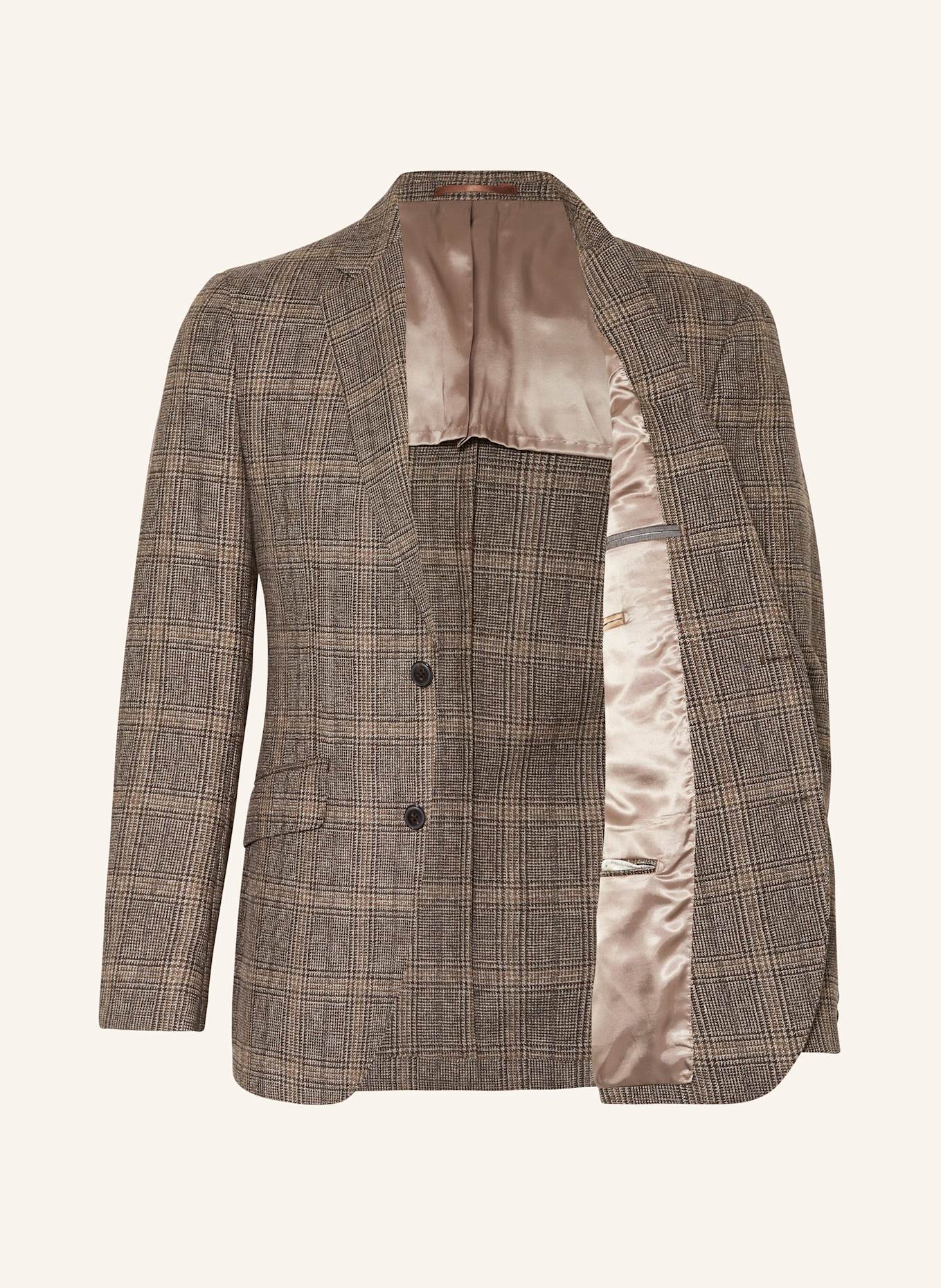 HACKETT LONDON Sakko Extra Slim Fit: BRAUN/ DUNKELBRAUN/ HELLBRAUN