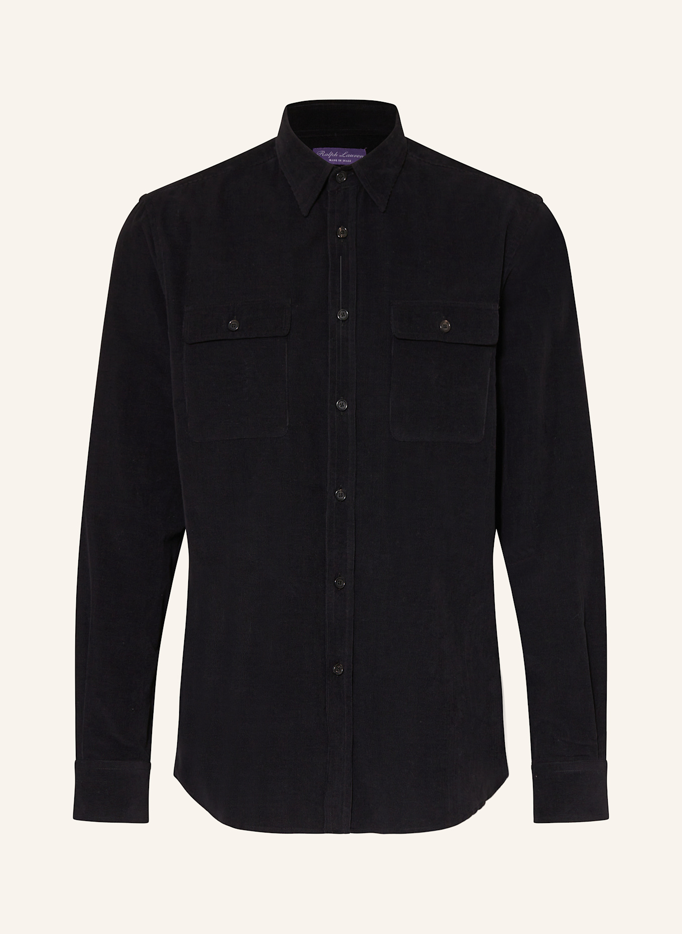 Ralph lauren black corduroy shirt best sale