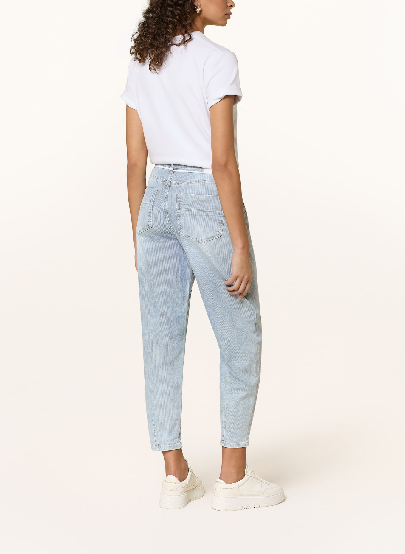 GANG Mom jeans 94SILVIA: 7595 washed down stripes