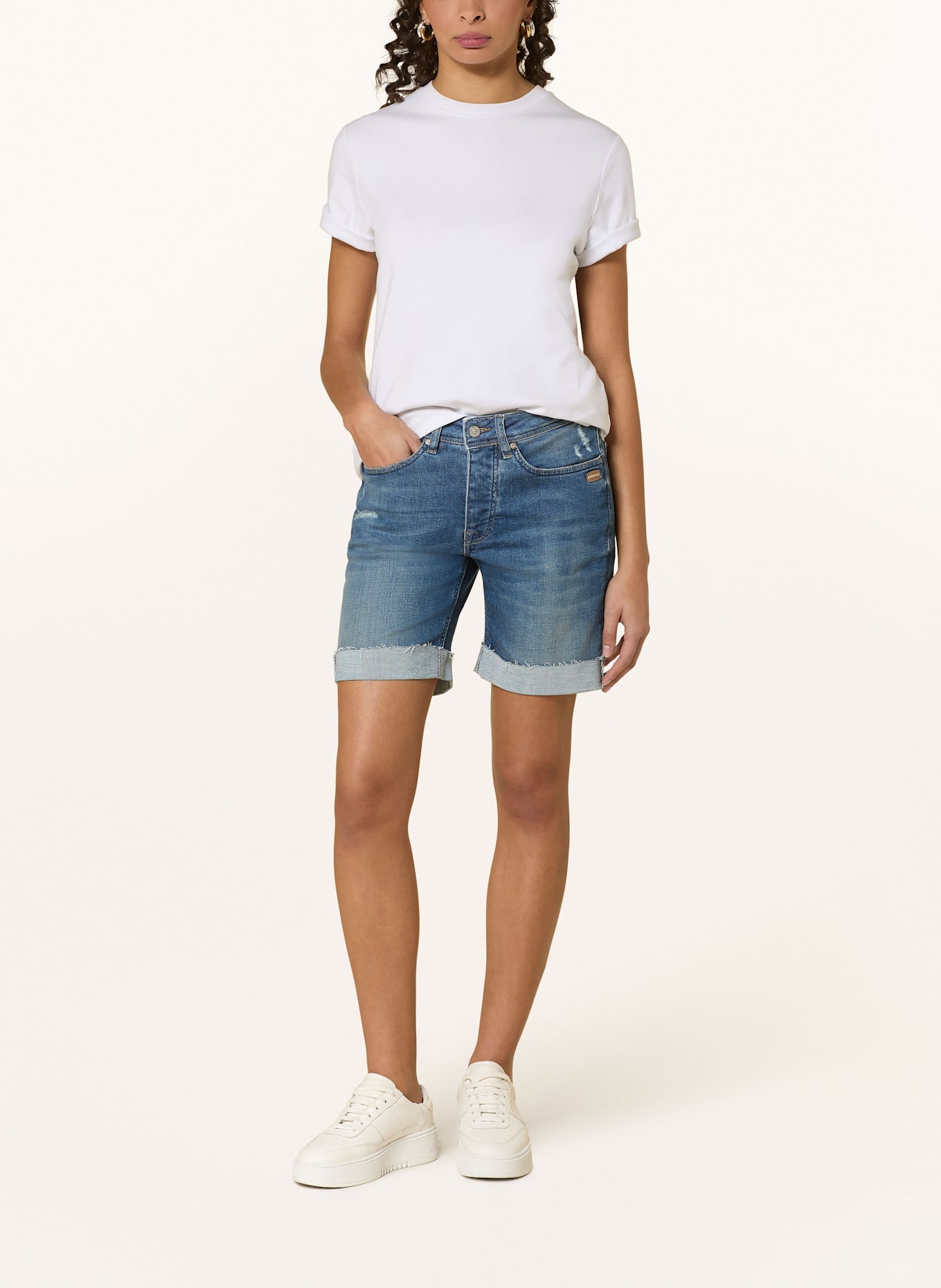 GANG Denim shorts 94NICA SHORTS: 7846 lovely denim blue