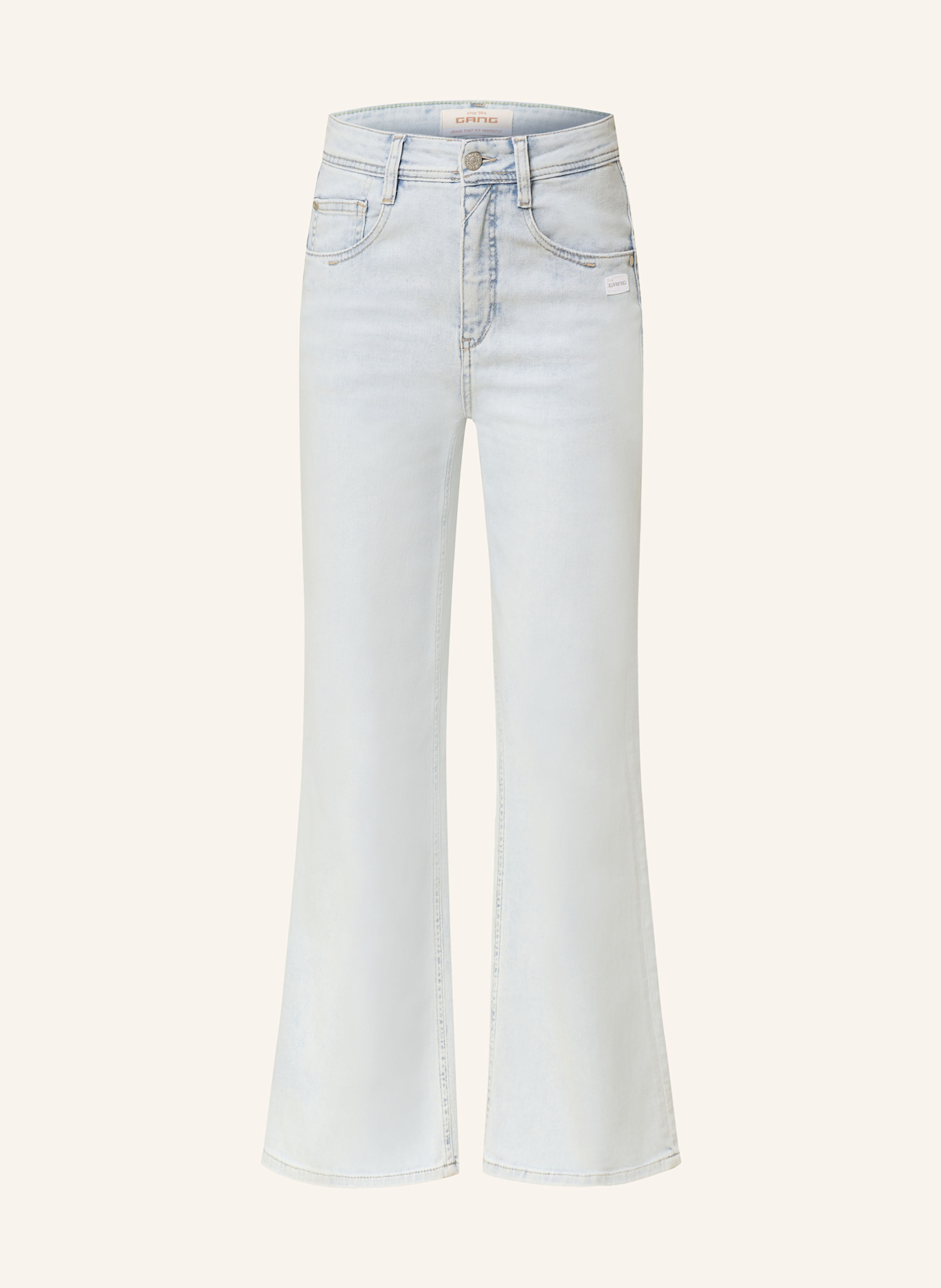 GANG Wide Leg džíny 94AMELIE WIDE: 7370 beach used blue