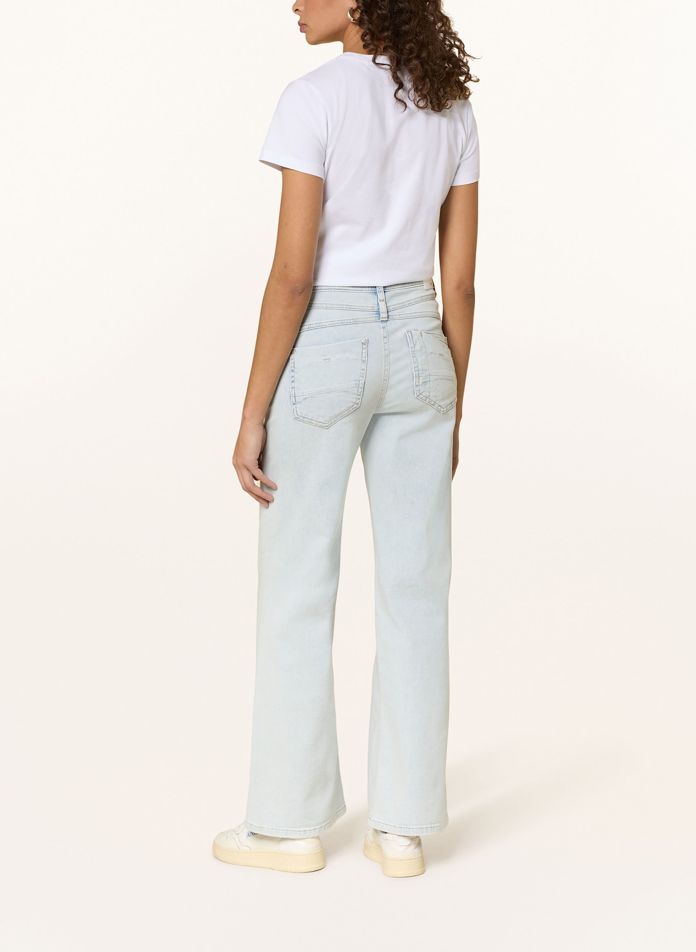 GANG Wide Leg džíny 94AMELIE WIDE: 7370 beach used blue