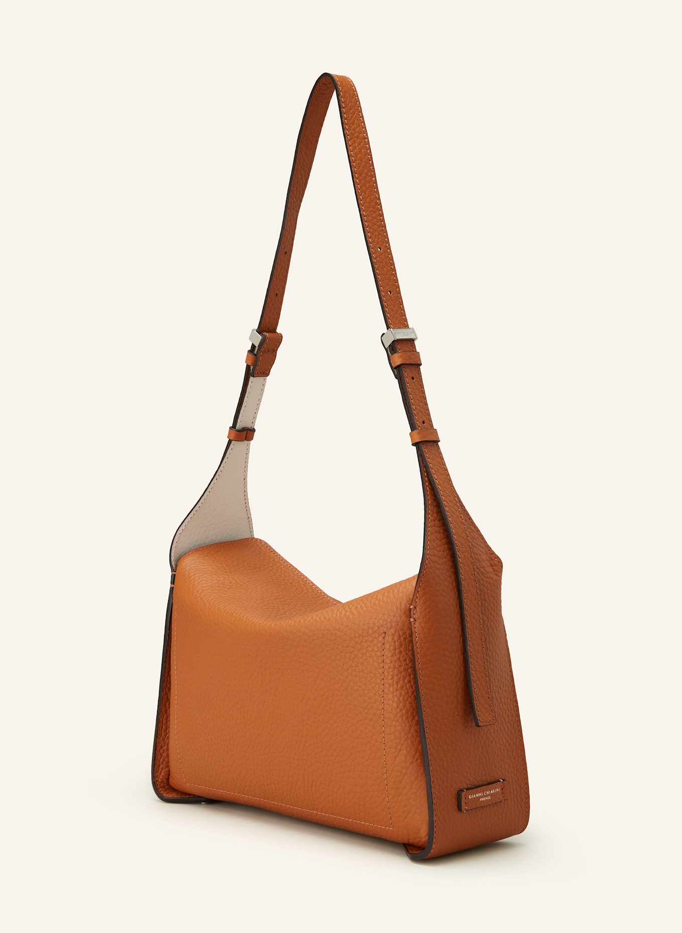 GIANNI CHIARINI Schultertasche PENELOPE MEDIUM: COGNAC