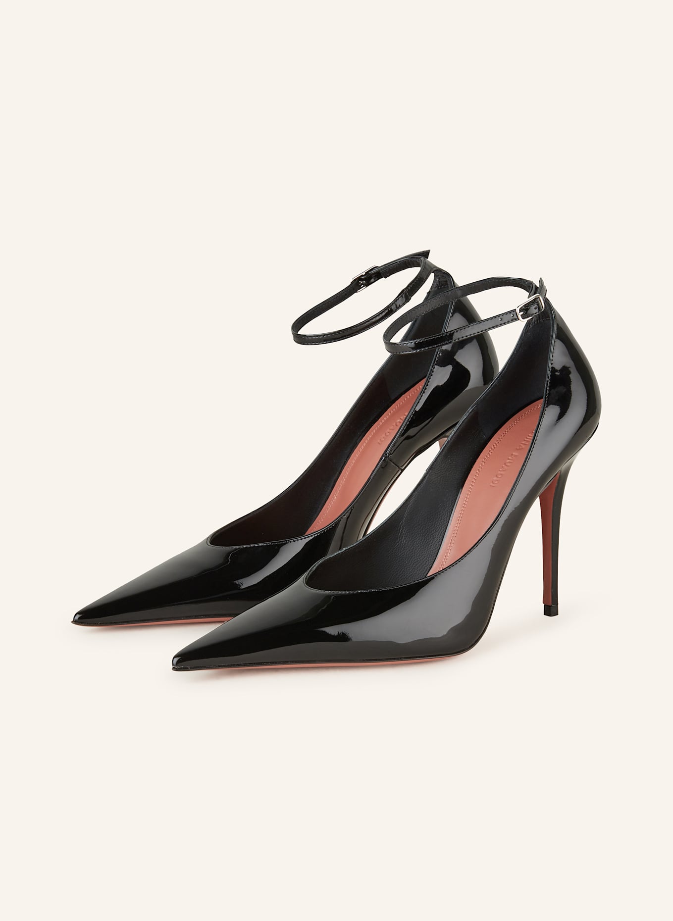 AMINA MUADDI Slingback pumps: BLACK