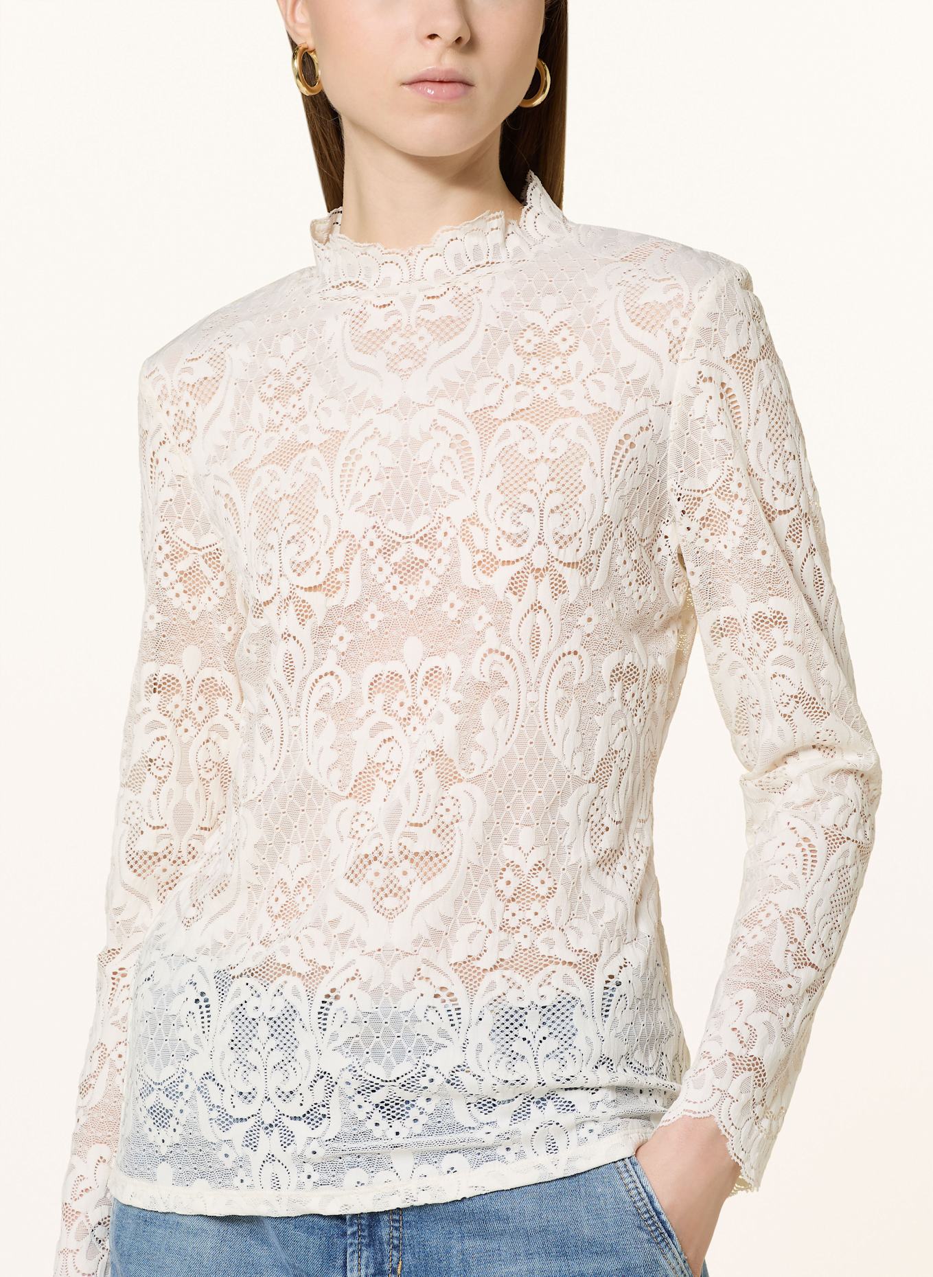 oui Halenka z krajky: BÍLÁ