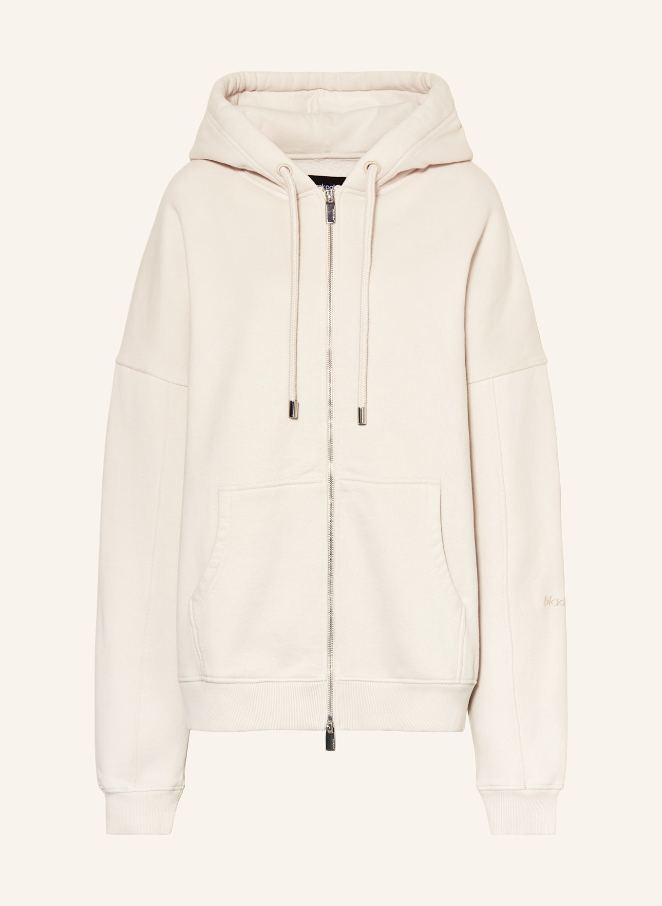 black palms HONEY 2.0 sweat jacket, Color: LIGHT GRAY (Image 1)