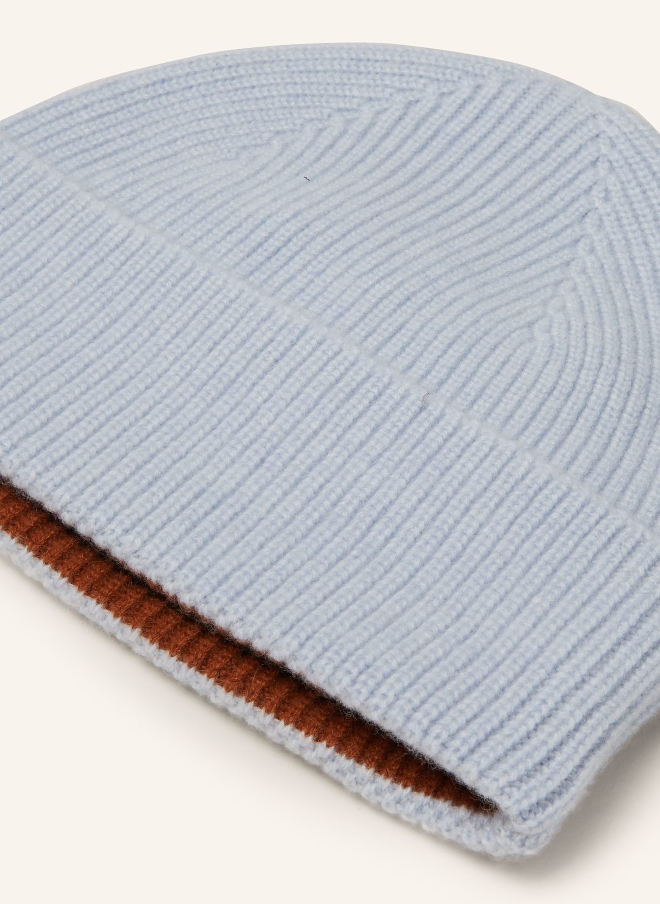 ZEGNA Kaszmirowa czapka OASI: JASNONIEBIESKI