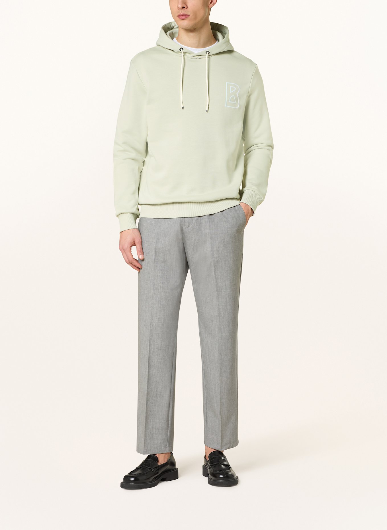 BOGNER Mikina s kapucí MAURICE: MÁTOVÁ