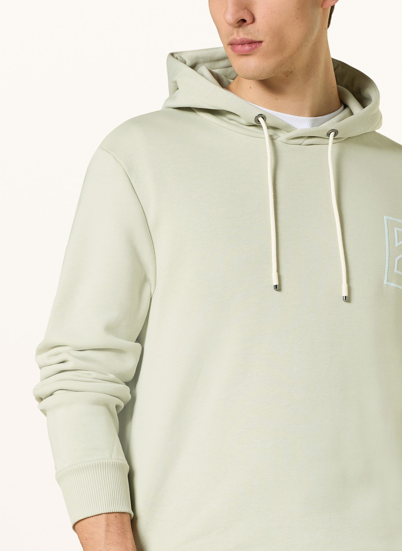 BOGNER Mikina s kapucí MAURICE: MÁTOVÁ