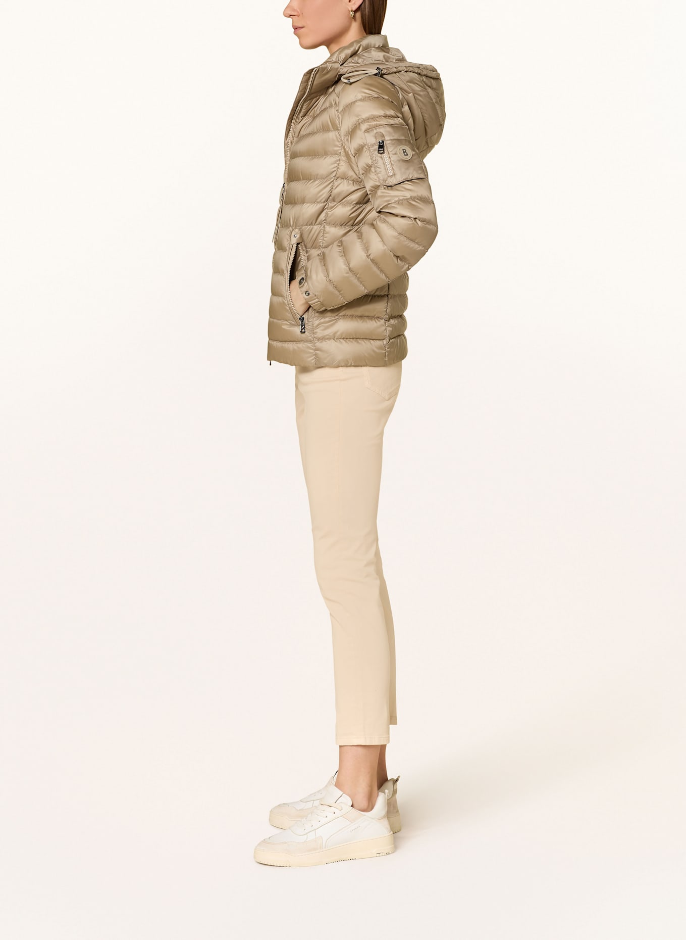 BOGNER Daunenjacke FARAH mit abnehmbarer Kapuze: BEIGE