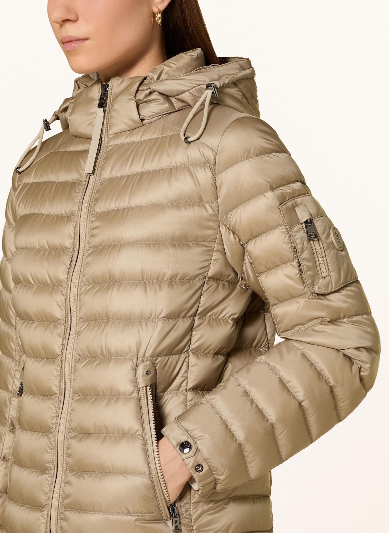 BOGNER Daunenjacke FARAH mit abnehmbarer Kapuze: BEIGE