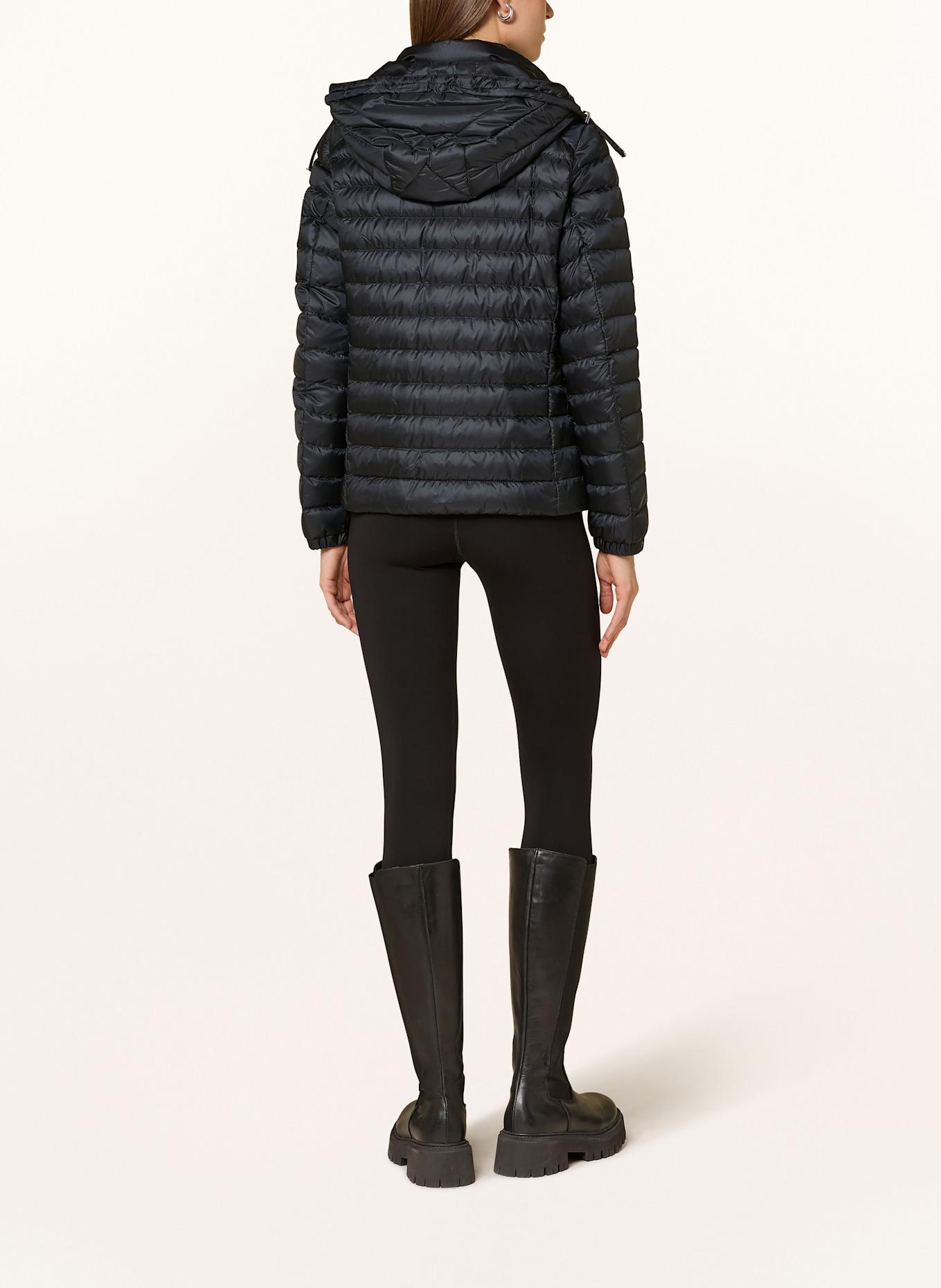 BOGNER Péřová bunda FARAH s odnímatelnou kapucí: ČERNÁ