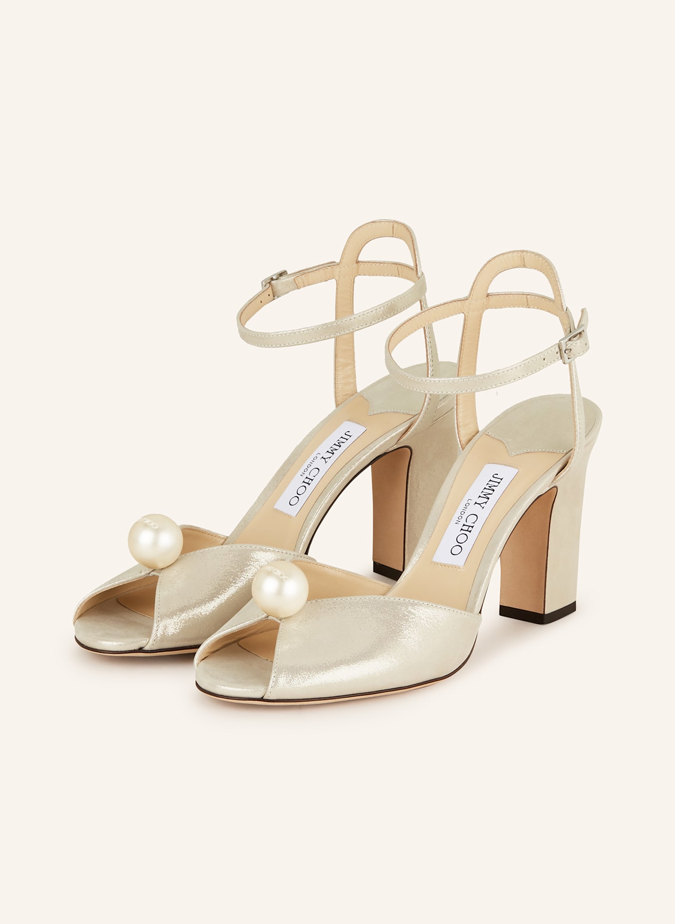 2025年春夏新作 ★JIMMY CHOO★ サンダル SACARIA 85 JIMMY CHOO Sandals SACARIA 85 in gold