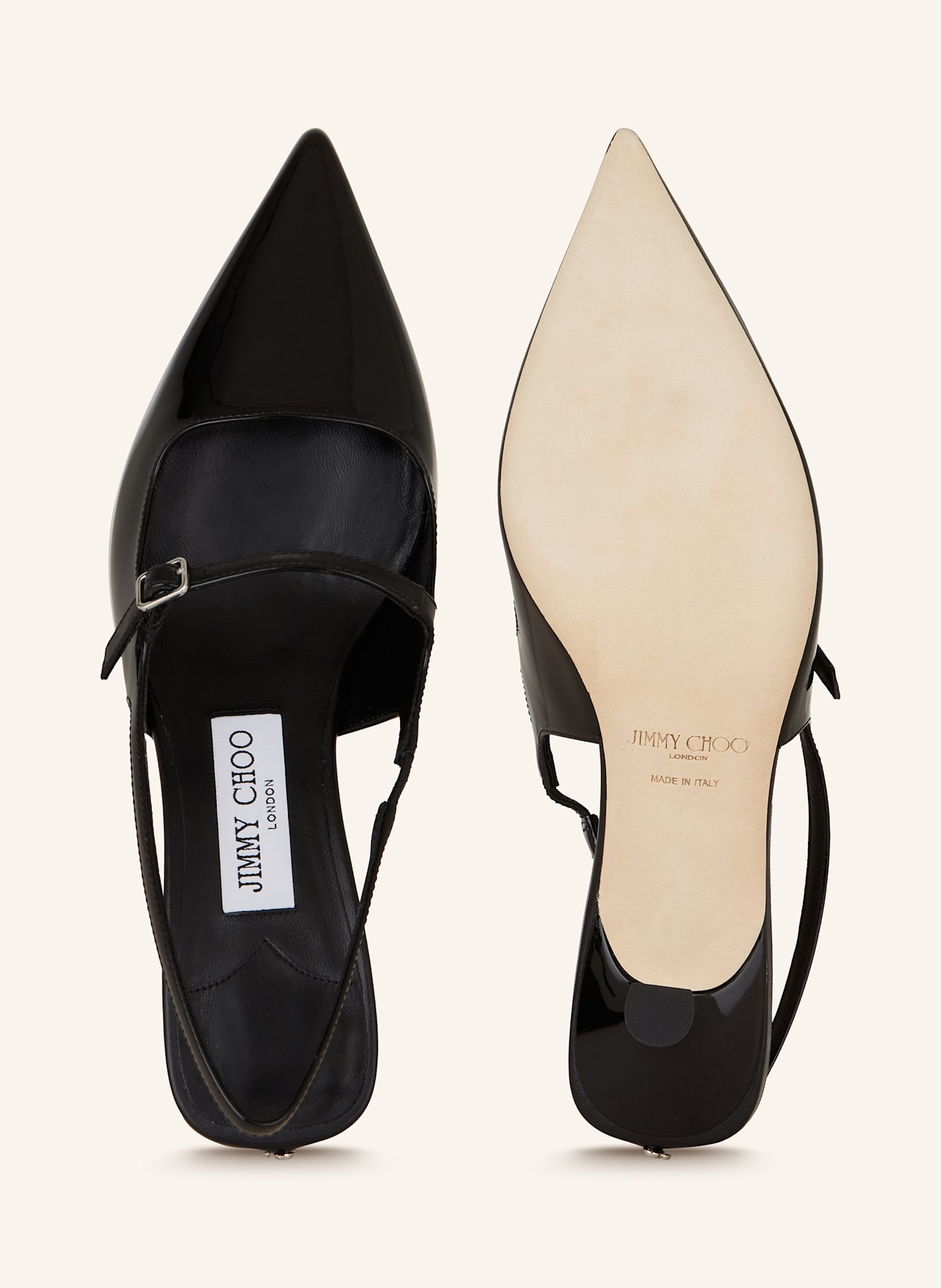 JIMMY CHOO Slingpump: SCHWARZ