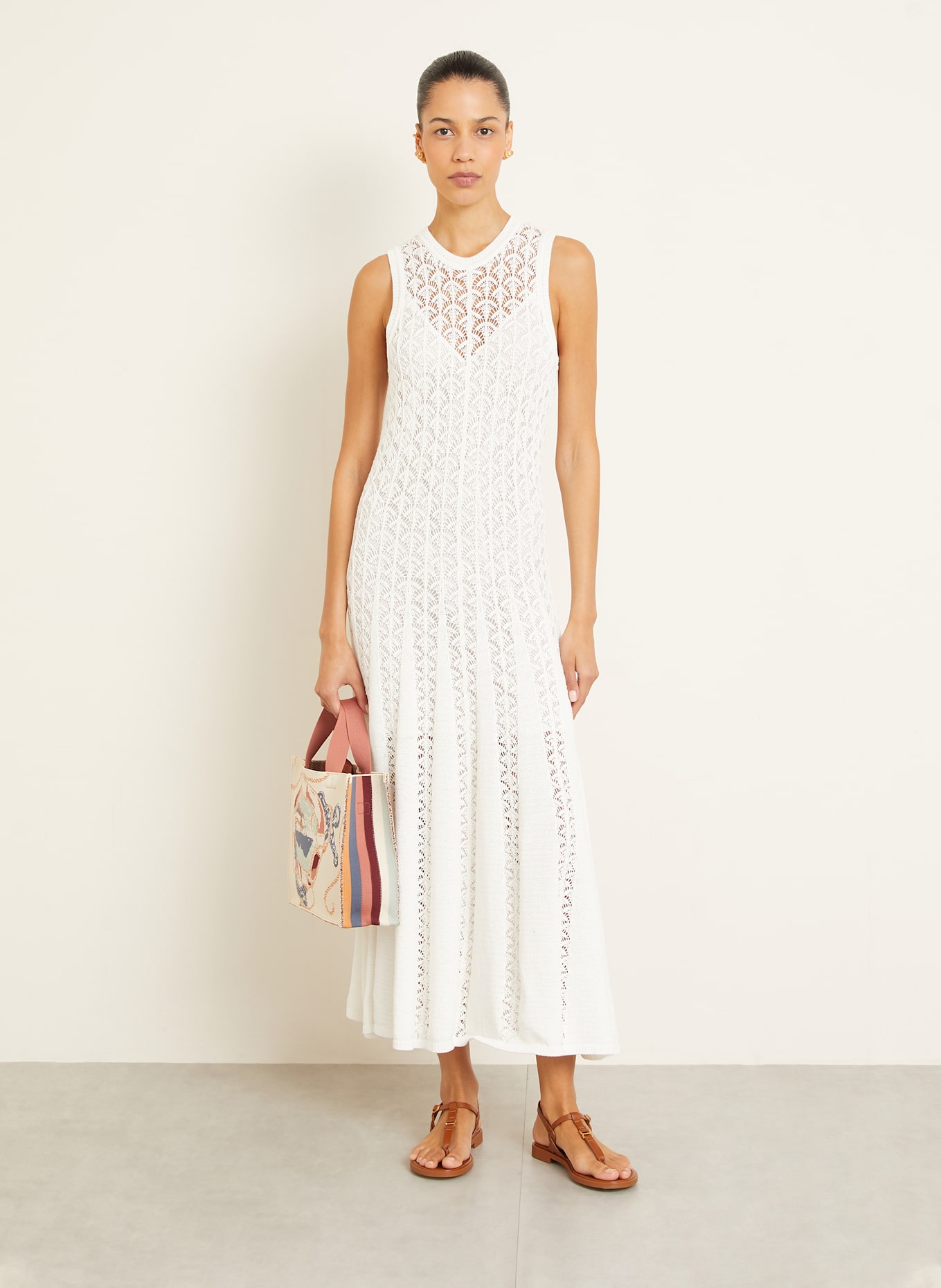 ZIMMERMANN Robe de plage WYLIE: BLANC