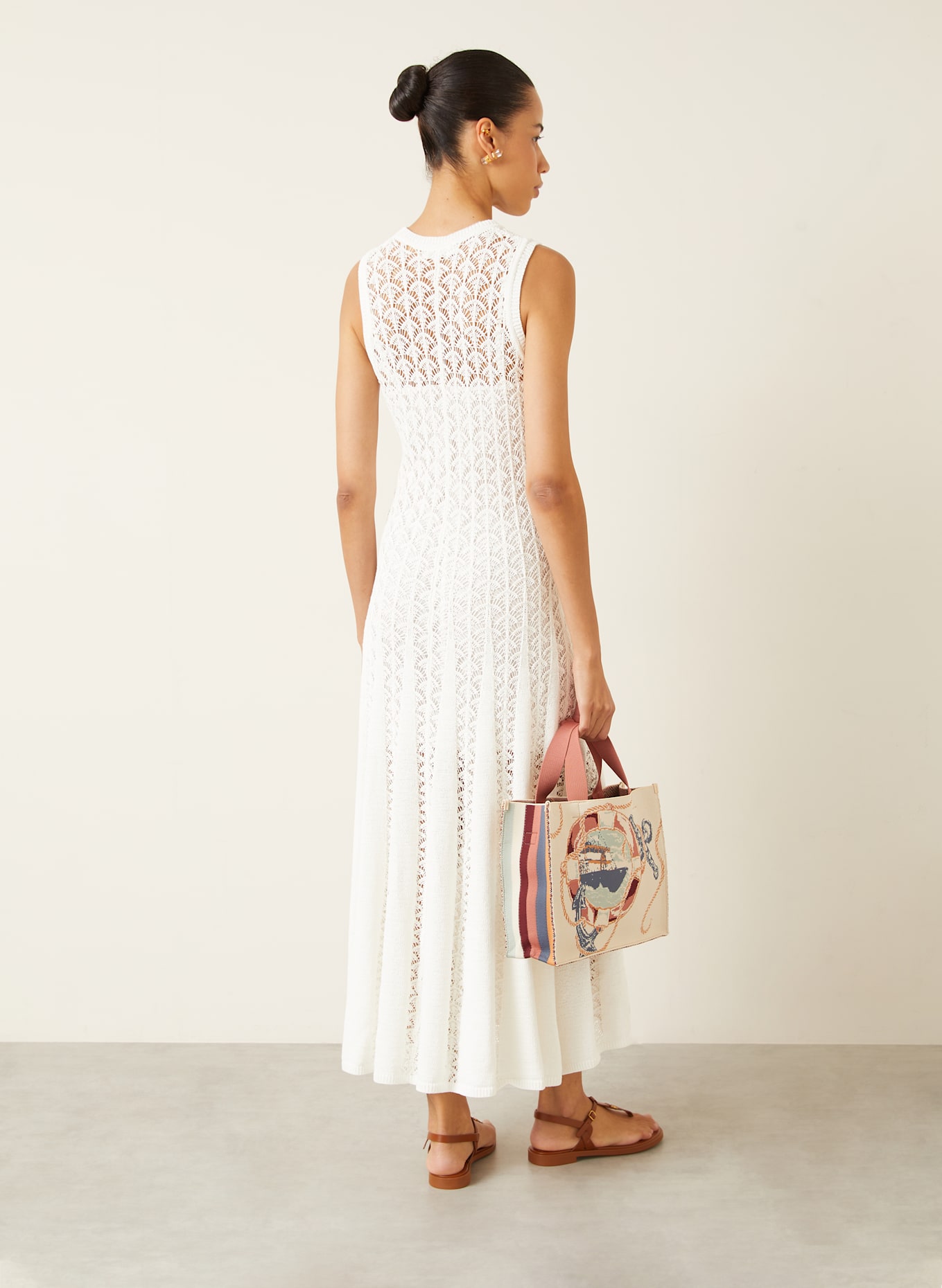 ZIMMERMANN Robe de plage WYLIE: BLANC