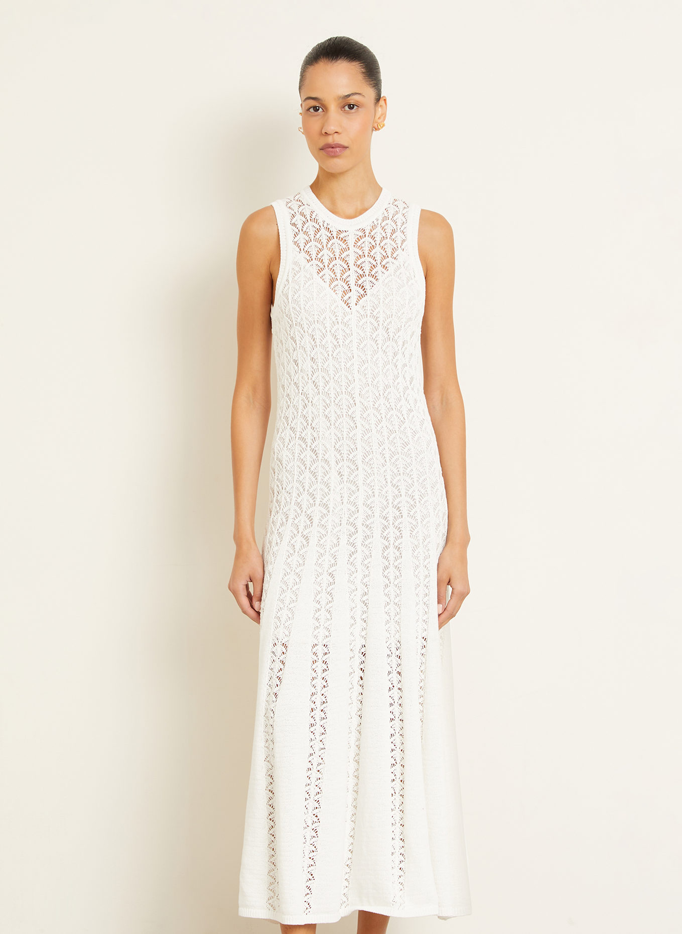 ZIMMERMANN Robe de plage WYLIE: BLANC