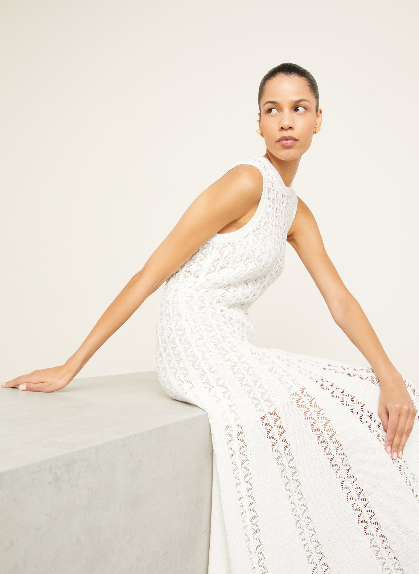 ZIMMERMANN Robe de plage WYLIE: BLANC