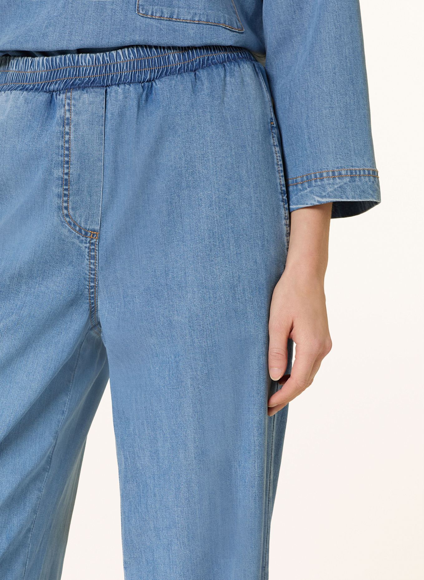 Smith & Soul Marlenehose in Jeansoptik, Farbe: HELLBLAU (Bild 5)