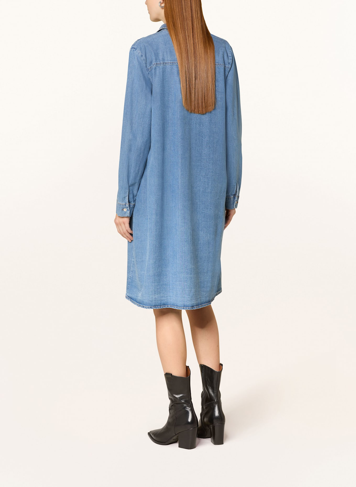 Smith & Soul Hemdblusenkleid in Jeansoptik, Farbe: BLAU (Bild 3)